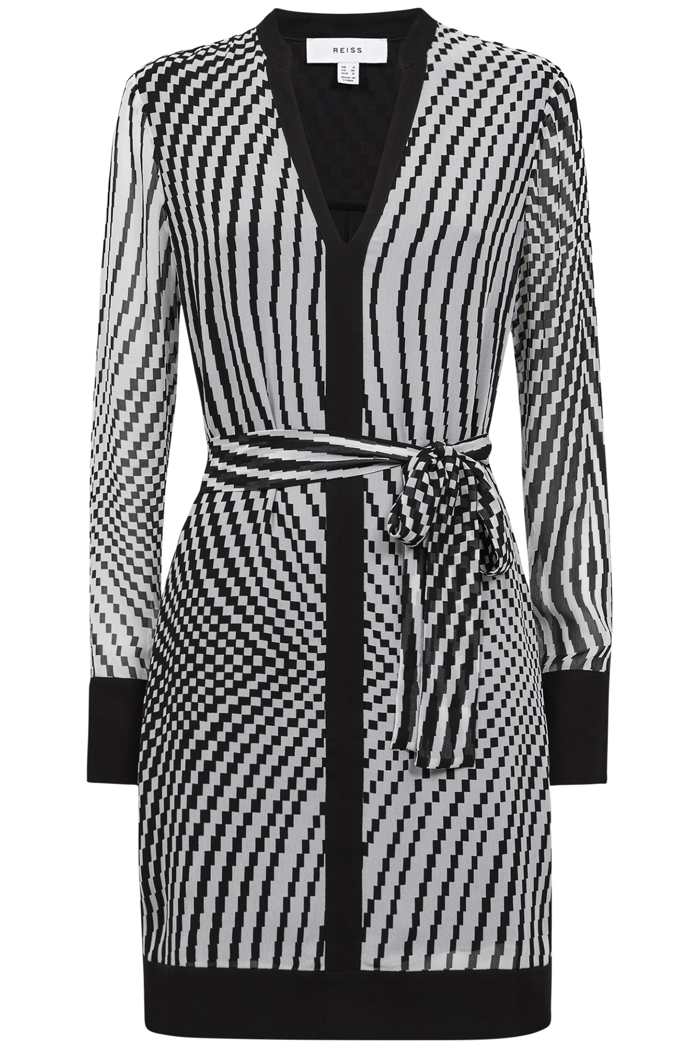 CHECK FLIPPY BLACK/WHITE 4