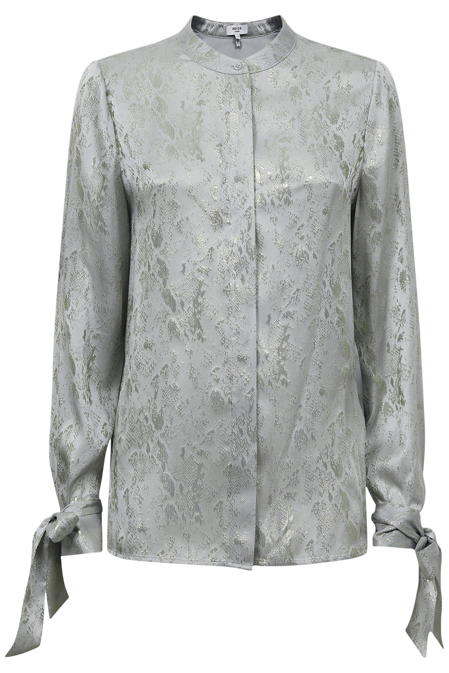 METALLIC BLOUSE SILVER 5