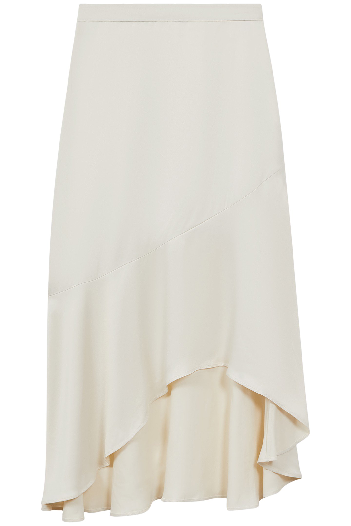 ASYMMETRIC SLIP SKIRT IVORY 4