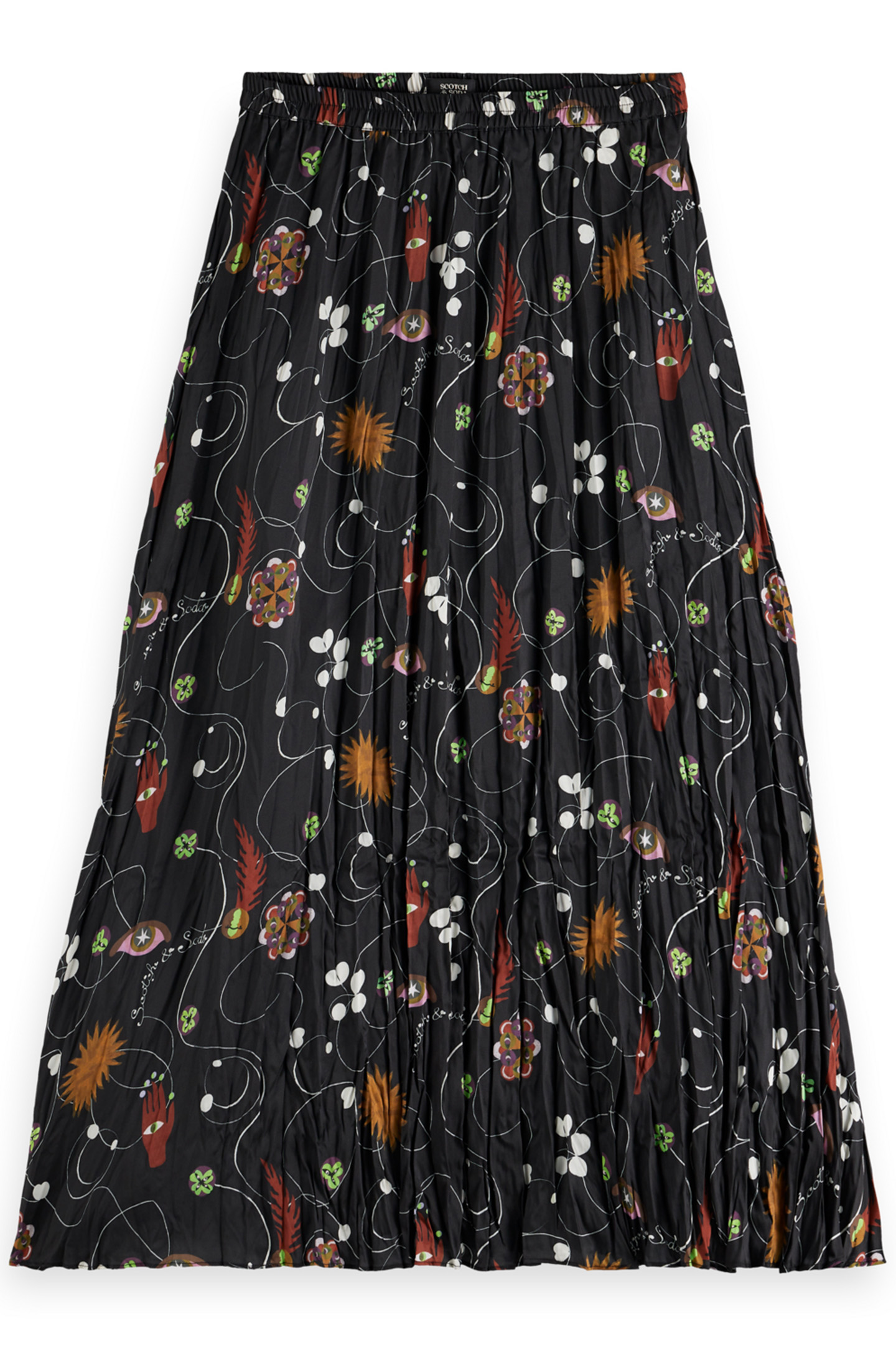 PLEATED CRINKLE SKIRT FREE MIND 3