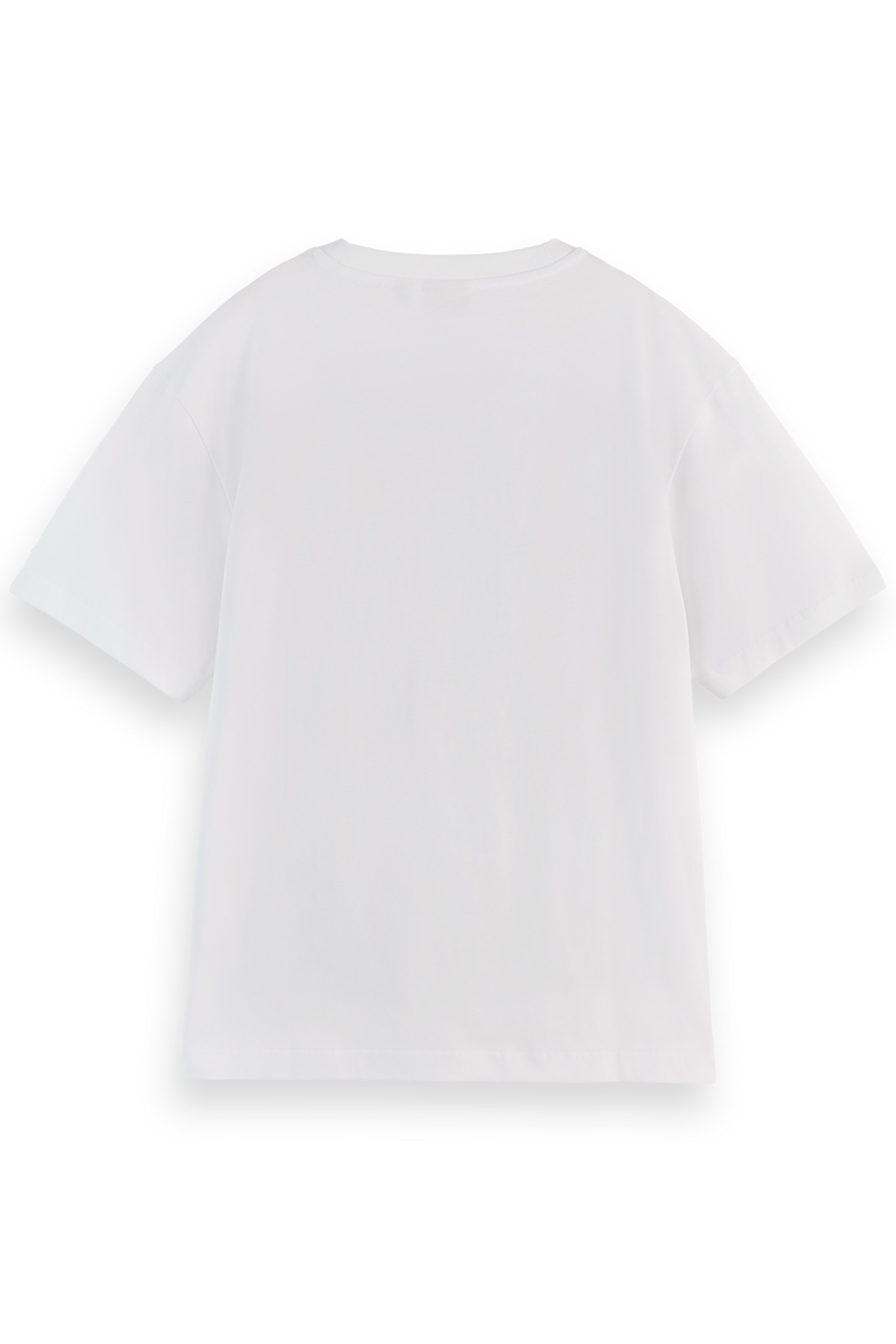 CHEST ARTWORK LOOSE FIT T-SHIRT WHITE 5