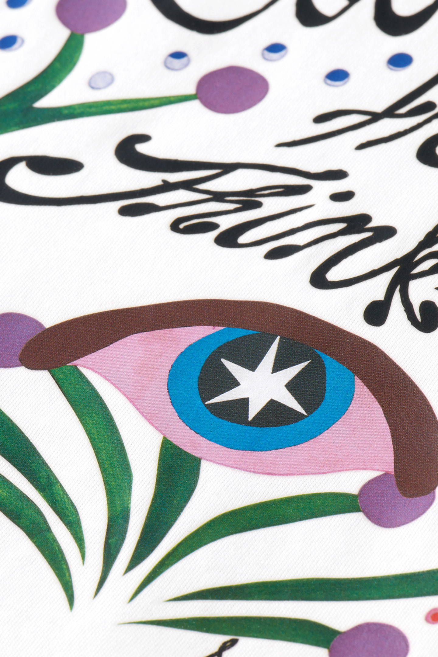 CHEST ARTWORK LOOSE FIT T-SHIRT WHITE 7