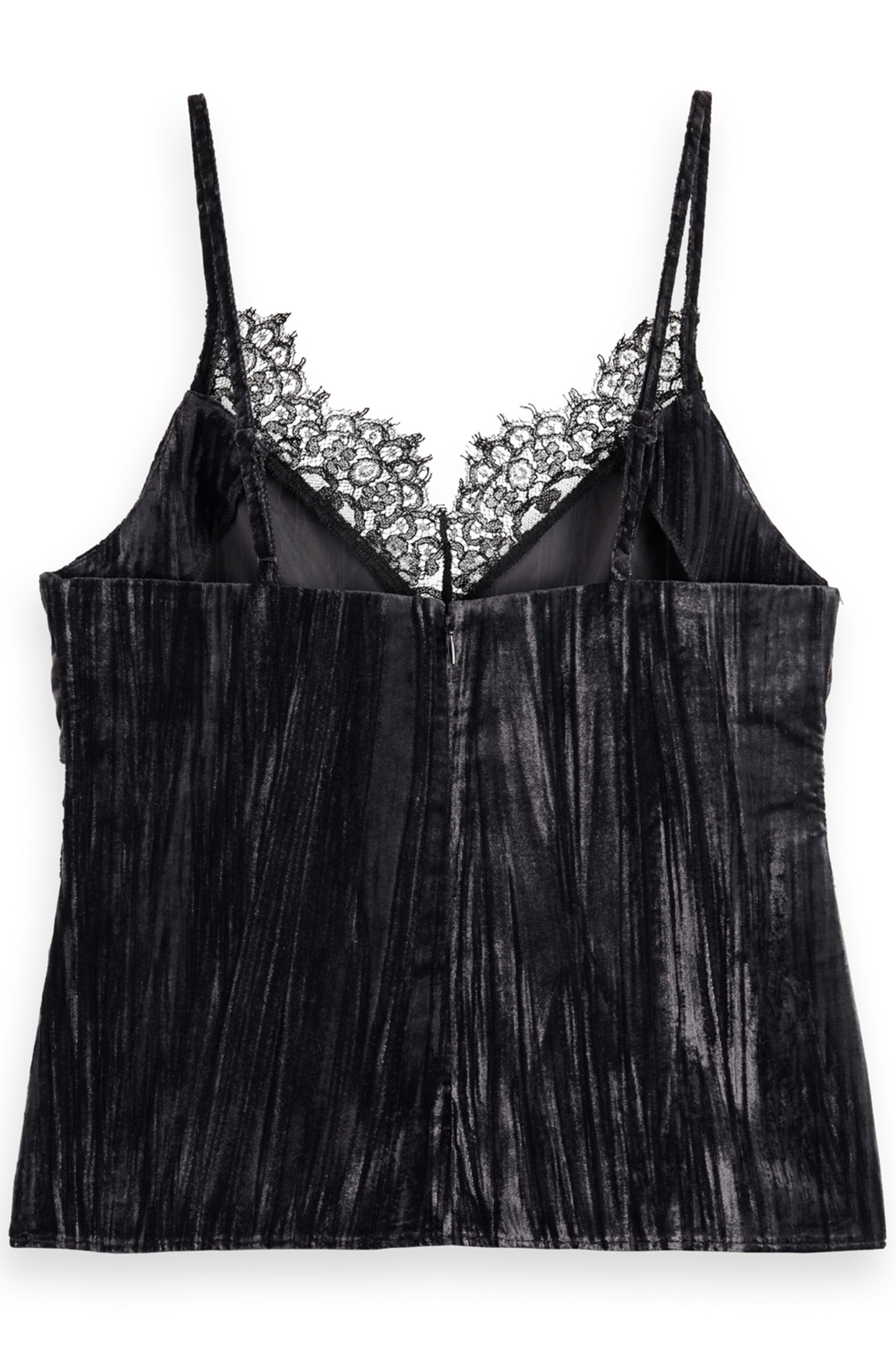 VELVET TANK TOP EVENING BLACK 5