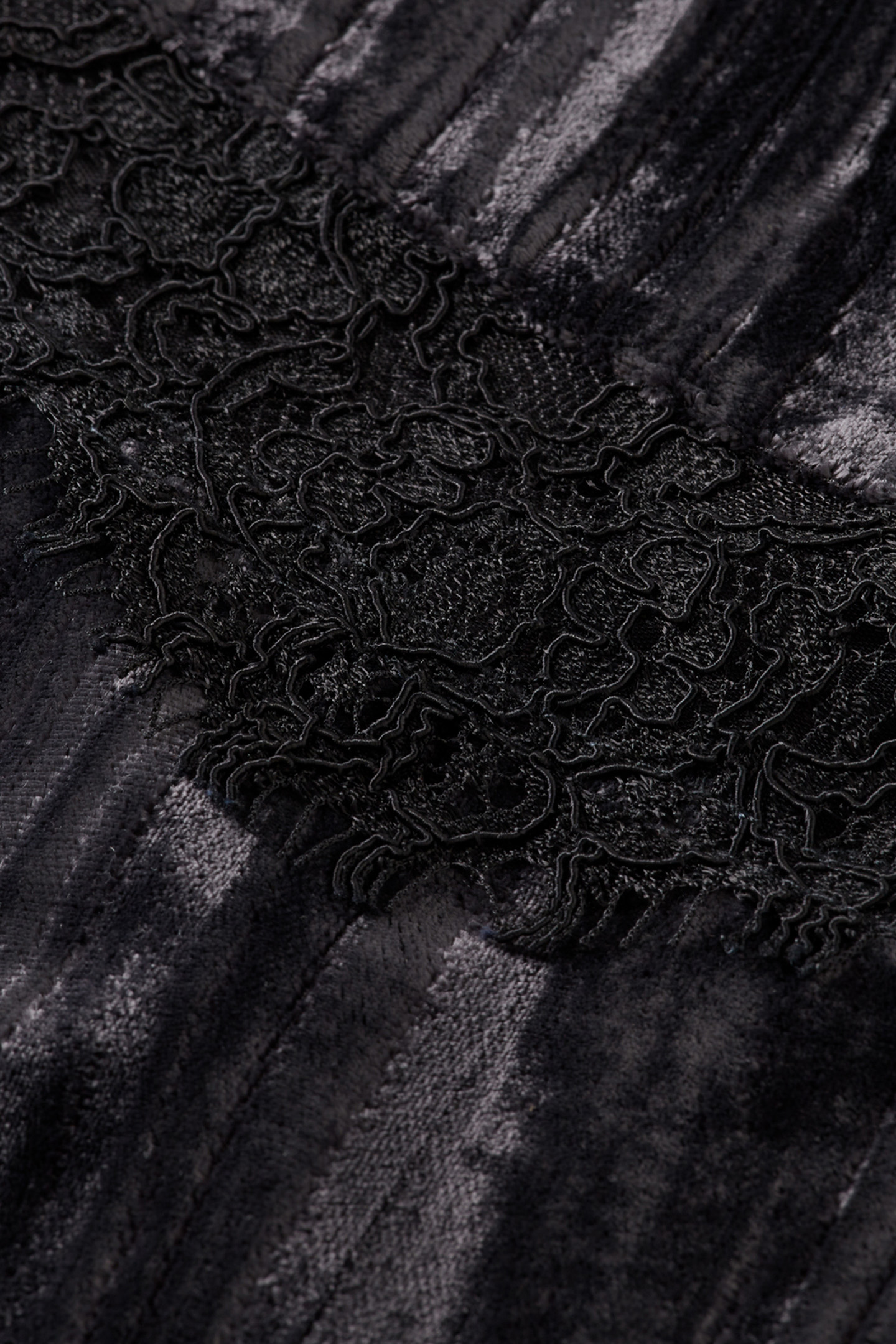 VELVET TANK TOP EVENING BLACK 8