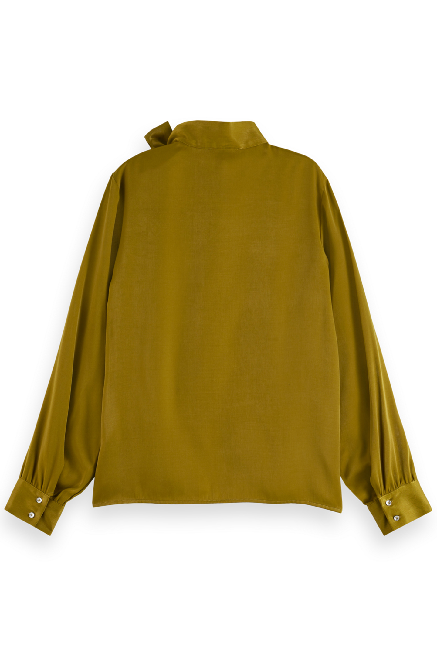 BOW NECK TOP OLIVE 2