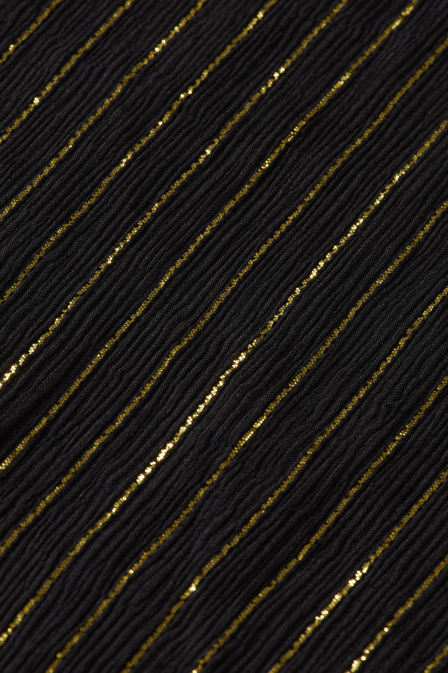 MIDI DRESS WITH LUREX AND PUFF SLEEVE EVENING BLACK 3