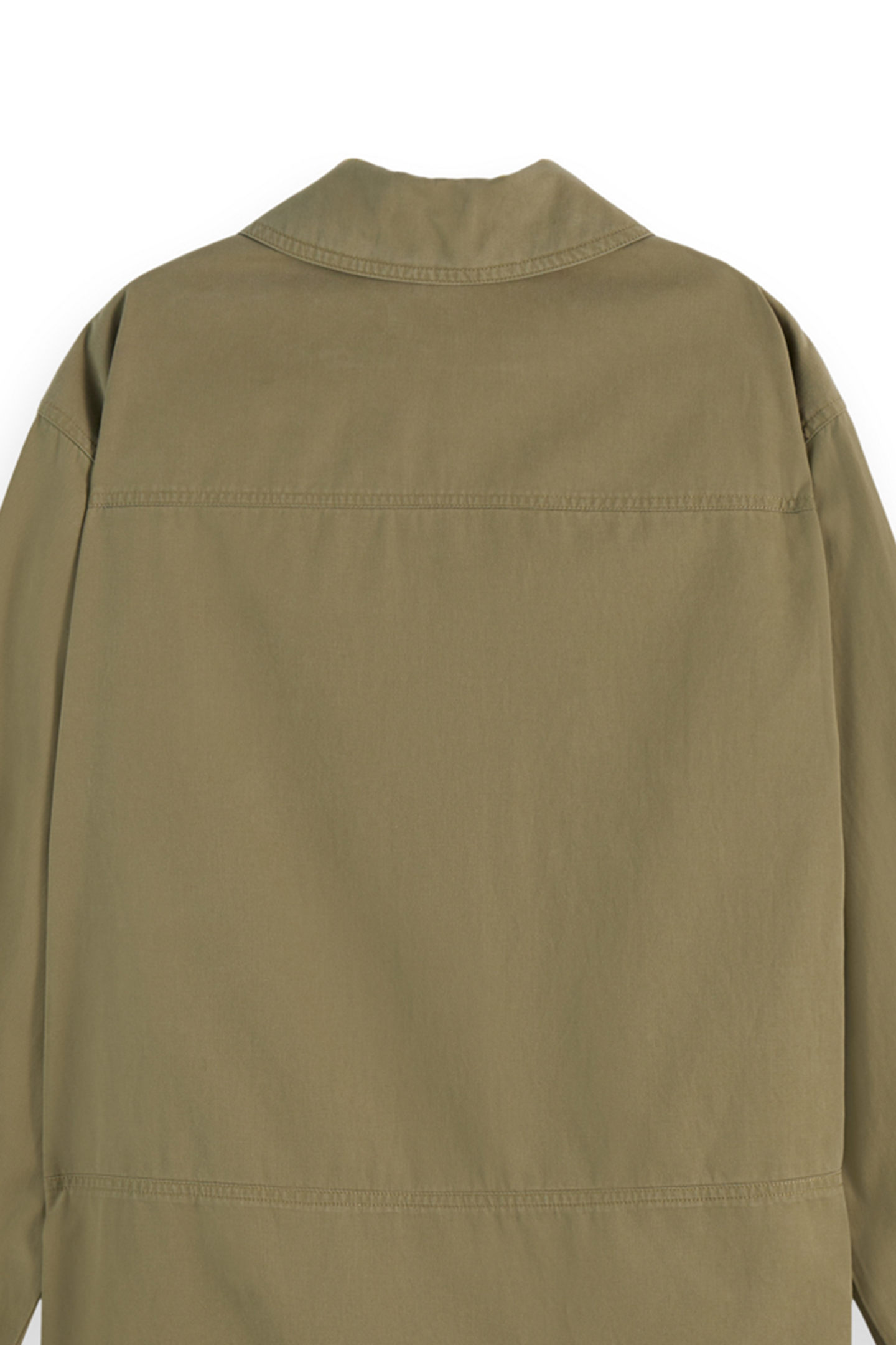 WASHED SHIRT DRESS WASHED MILITARY 7