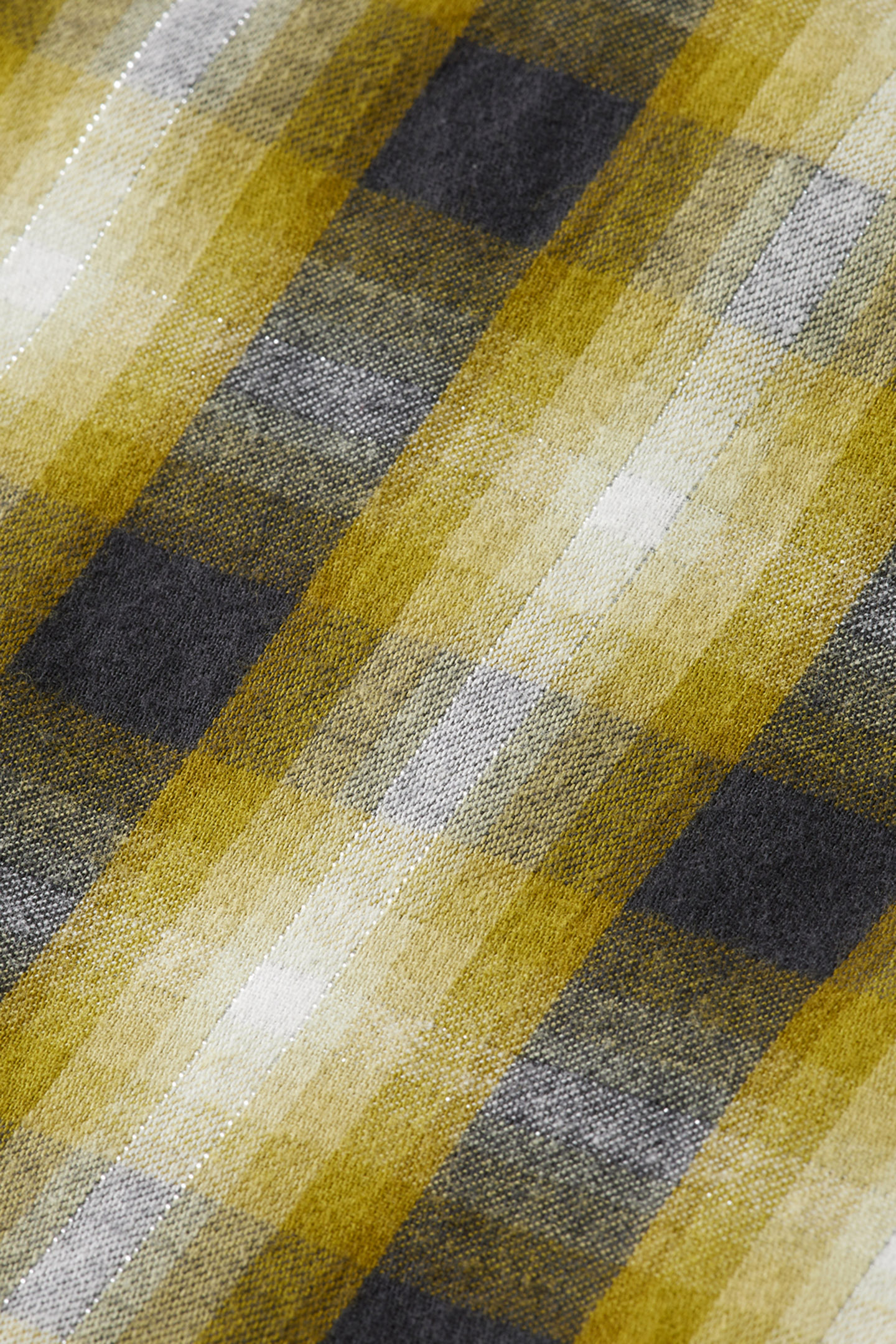 FLANNEL MINI WRAP DRESS OLIVE CHECK 8