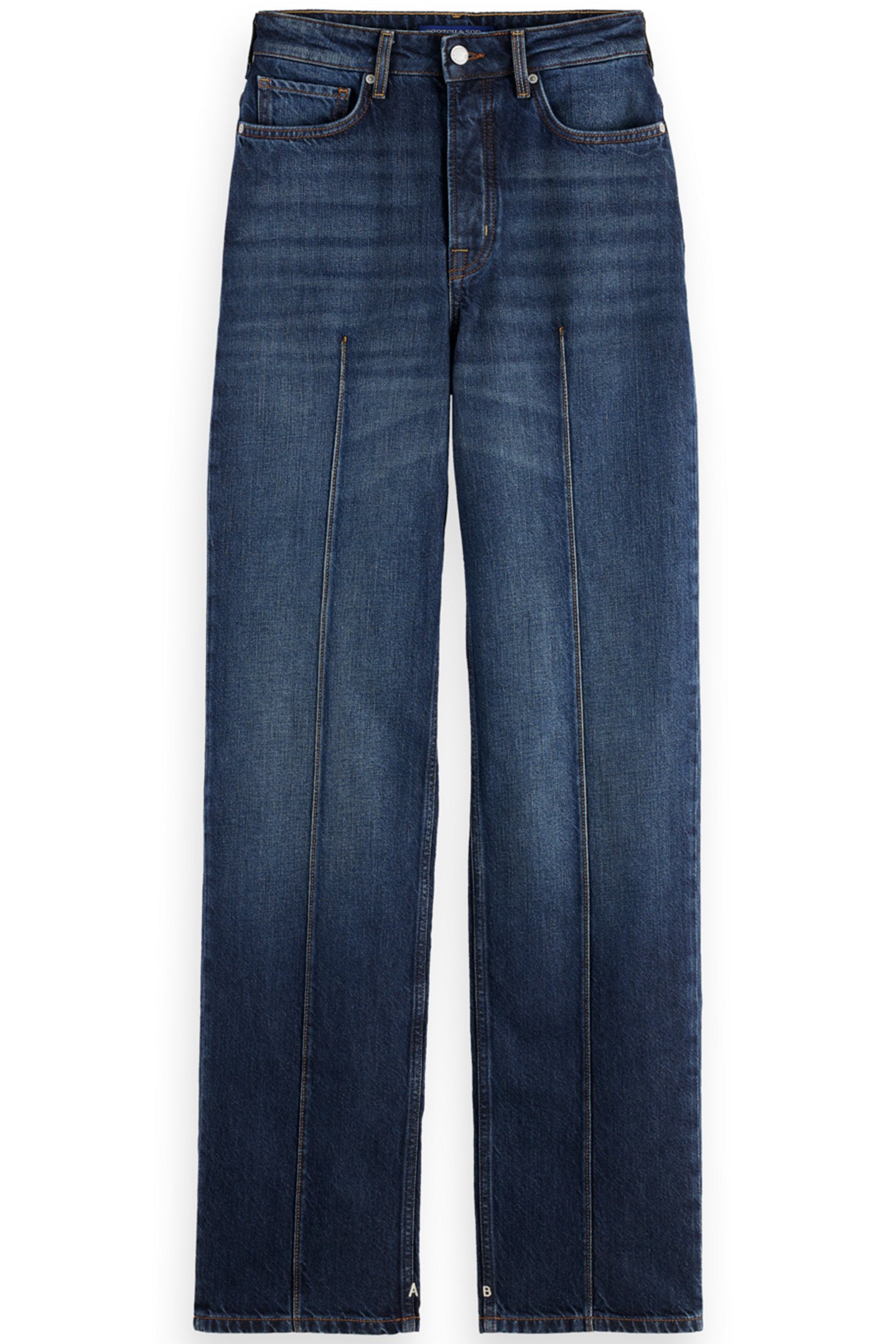 THE RIPPLE AUTHENTIC STRAIGHT JEANS LUX BLUE LUX BLUE 4