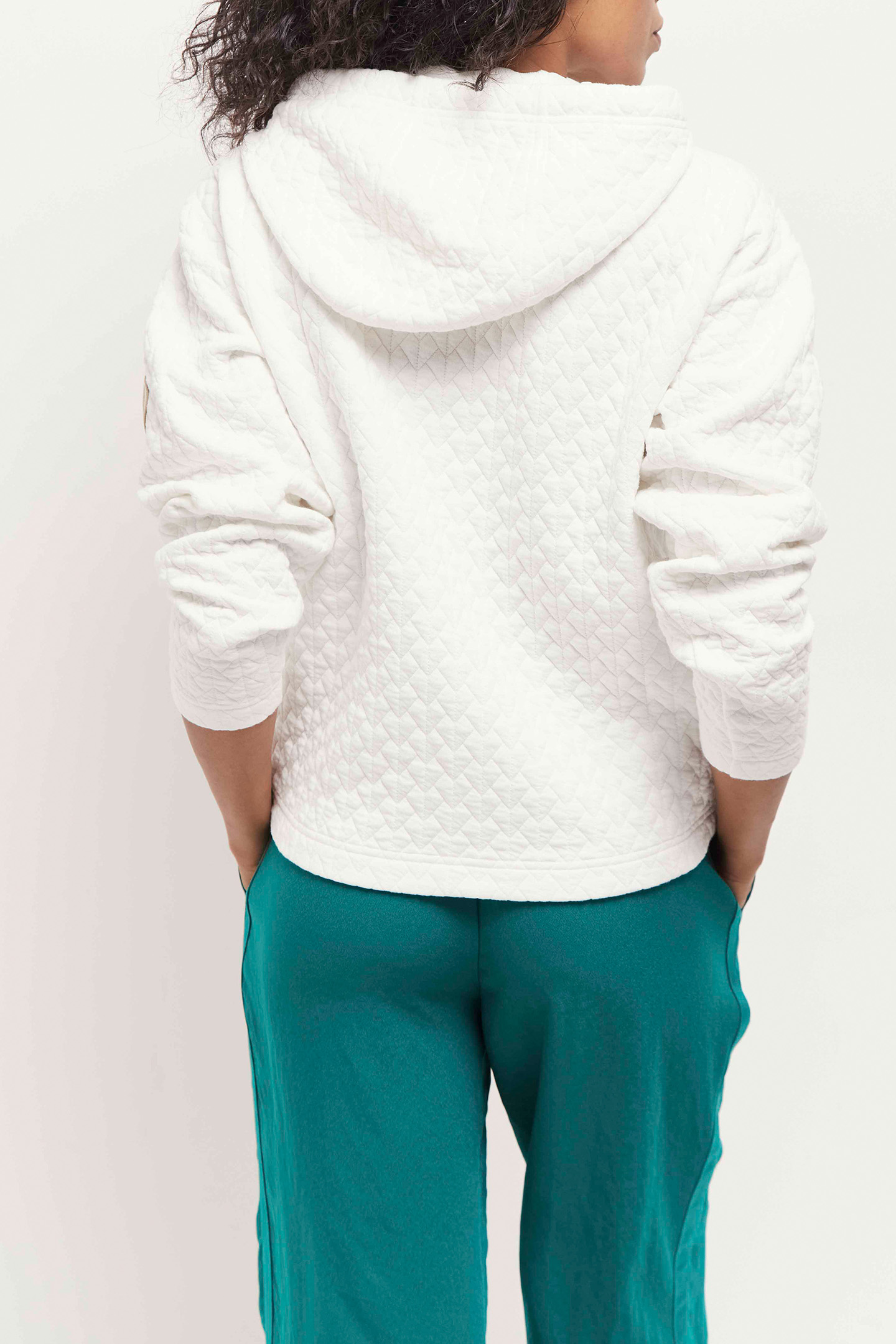 PIETRO - WIDE LEG JUNGLE GREEN RECYCLED SUIT TROUSERS GREEN 3