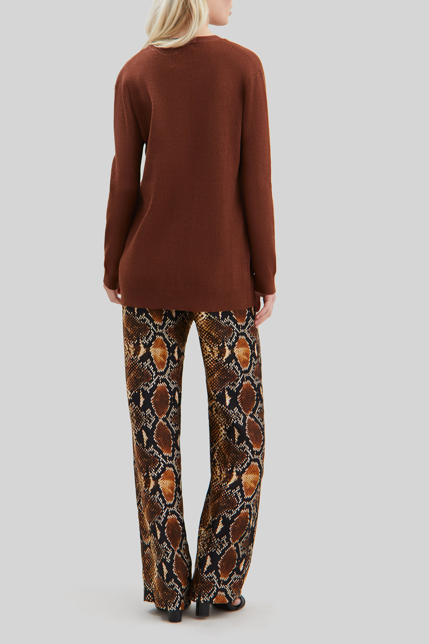 PURE EDITION – MAHOGANY LUREX KNIT TWIN SET 3