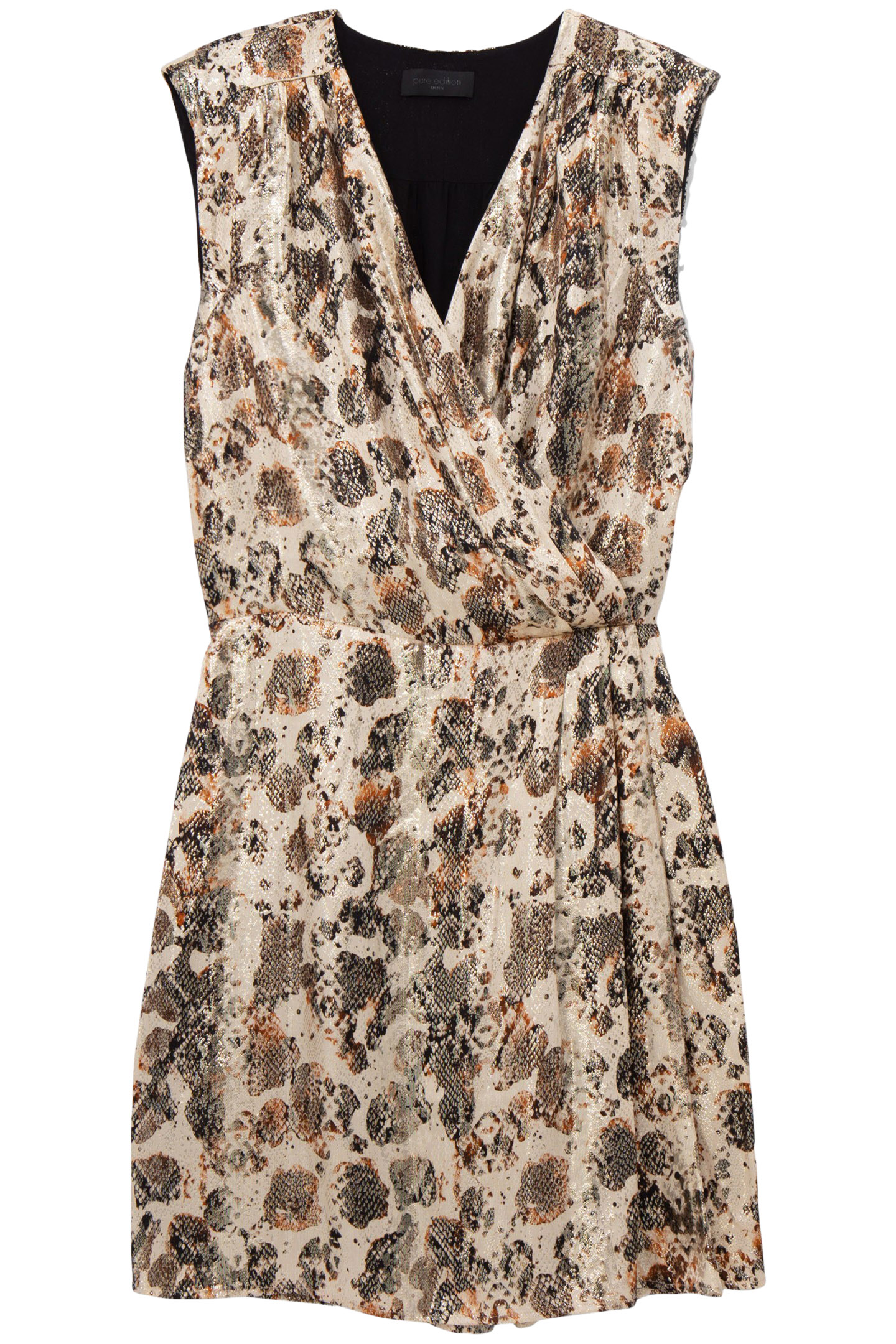 PURE EDITION – GOLD PYTHON PRINT DRESS 5