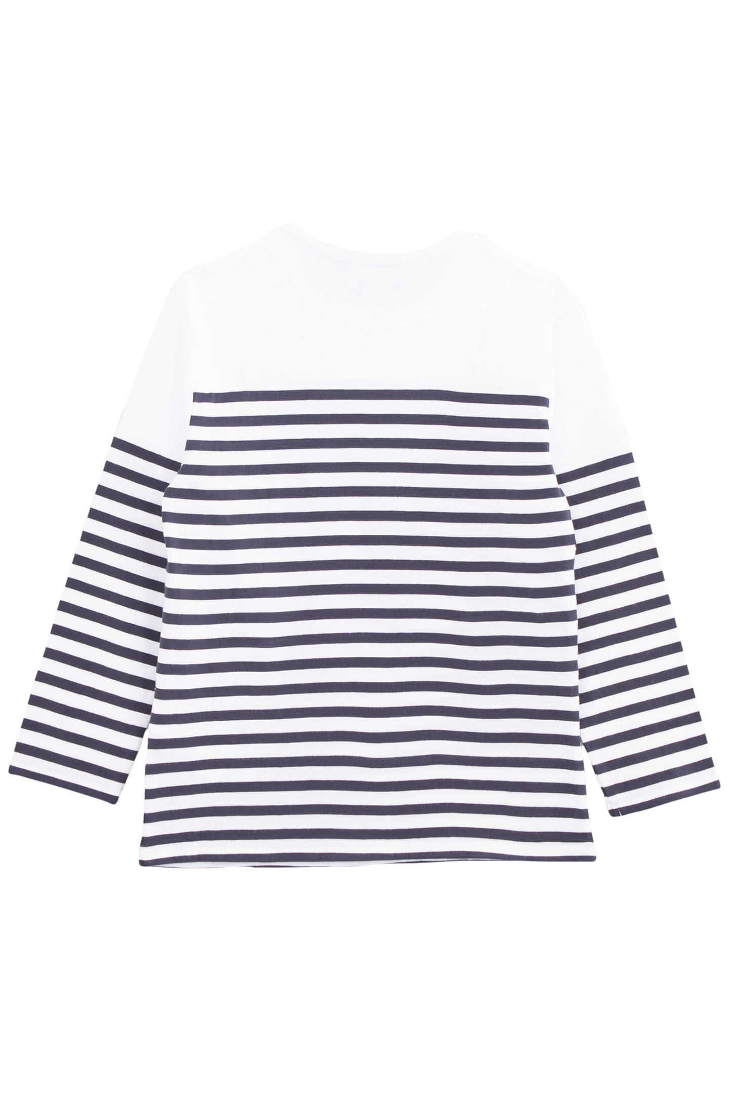 BOYS’ NAVY ORGANIC COTTON T-SHIRT, CUT-OUTS AND EMBROIDERY 2