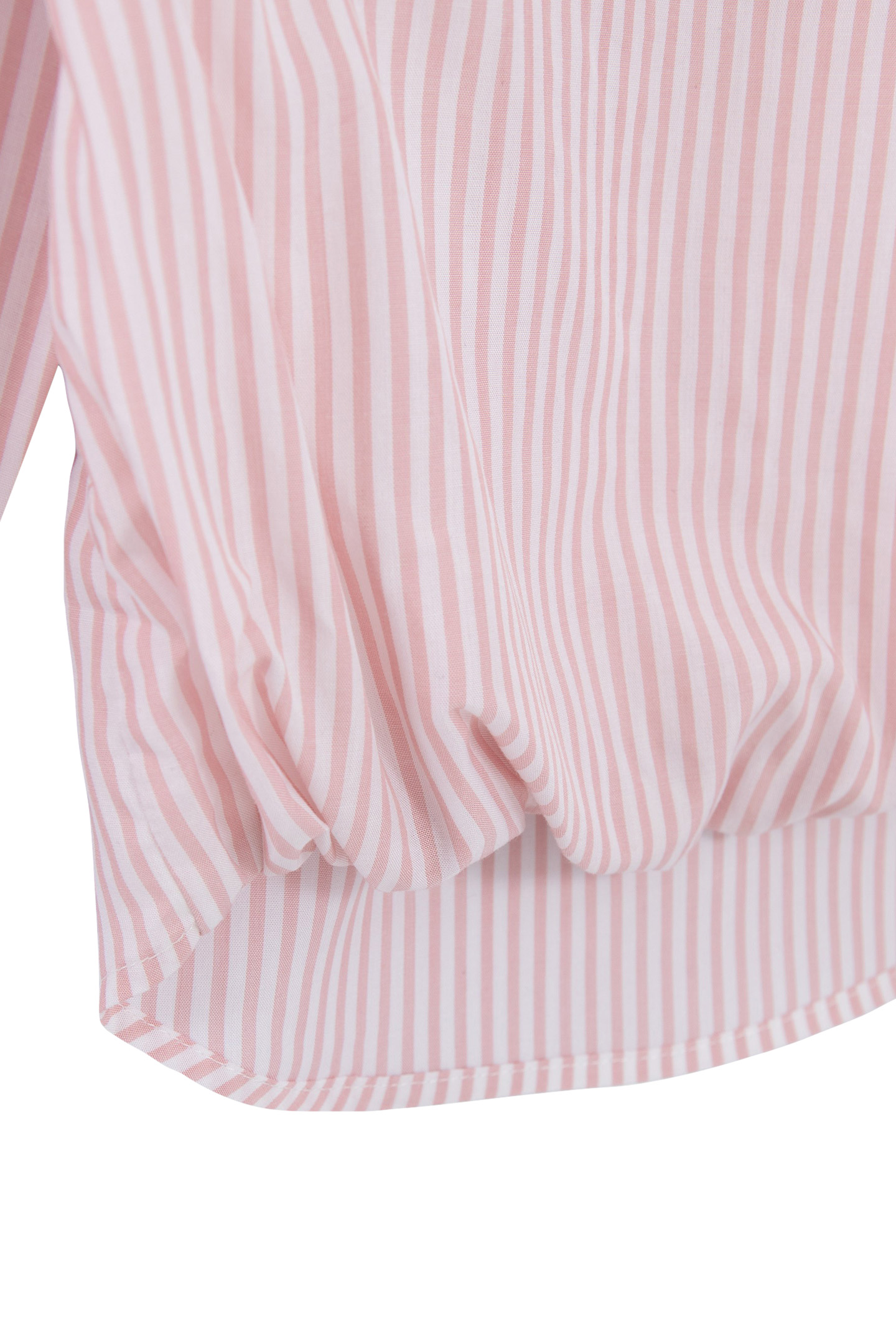 GIRLS’ PINK TROMPE-L'OEIL THIN STRIPED SHIRT 5