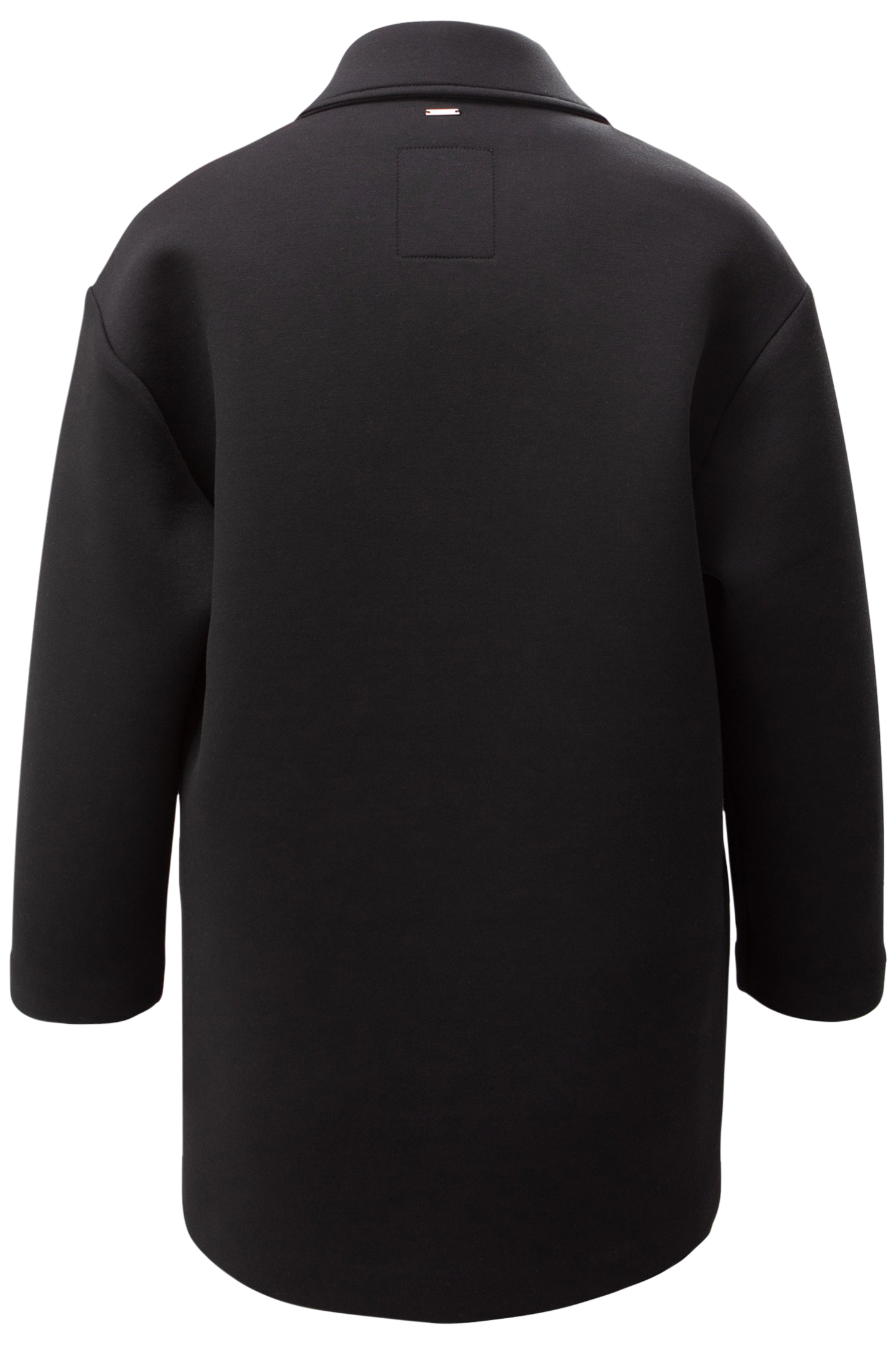 GIRLS' BLACK NEOPRENE KNIT EGG COAT 2