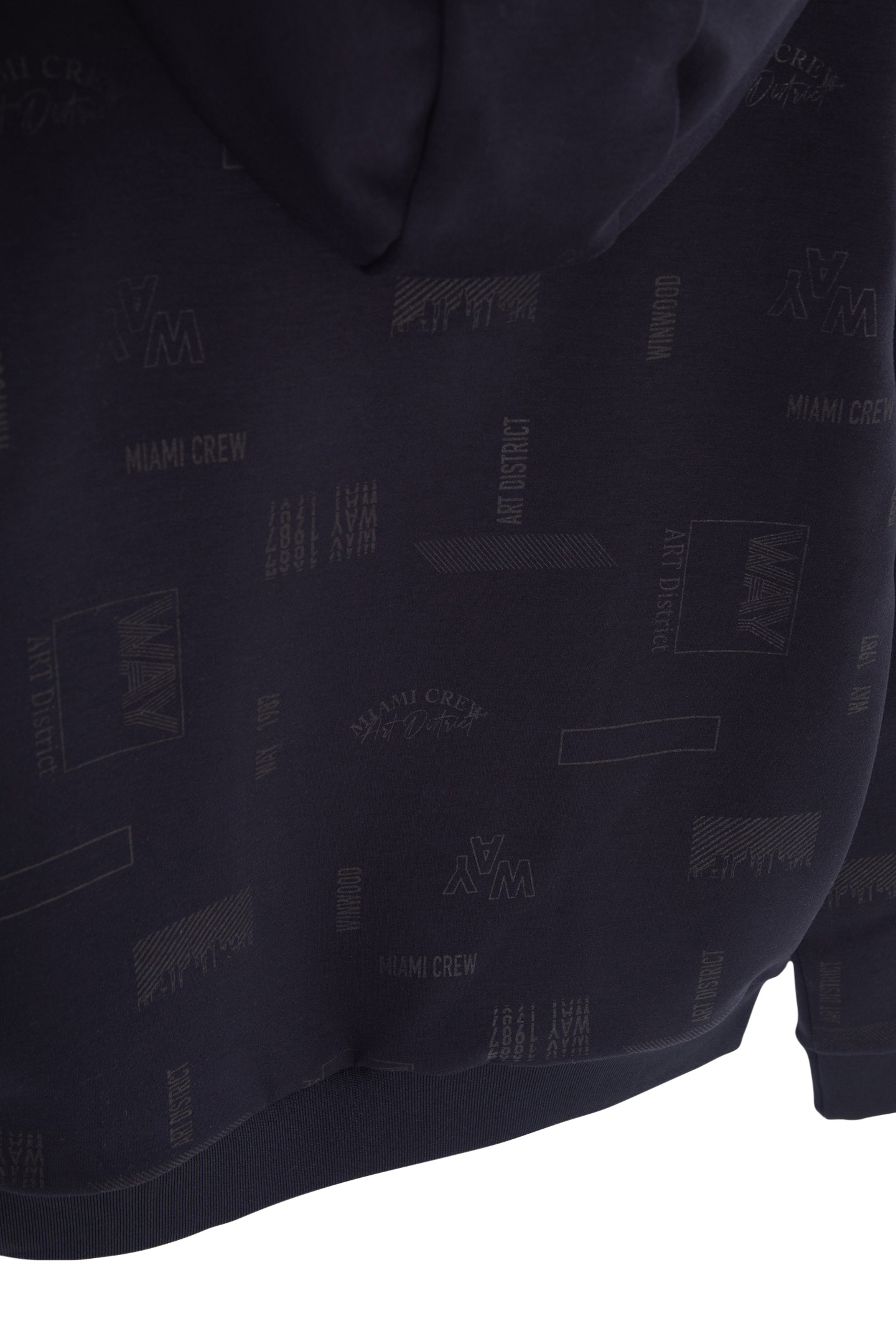 BOY’S NAVY PRINT HOODIE WITH TONE-ON-TONE ARTY PRINT 6