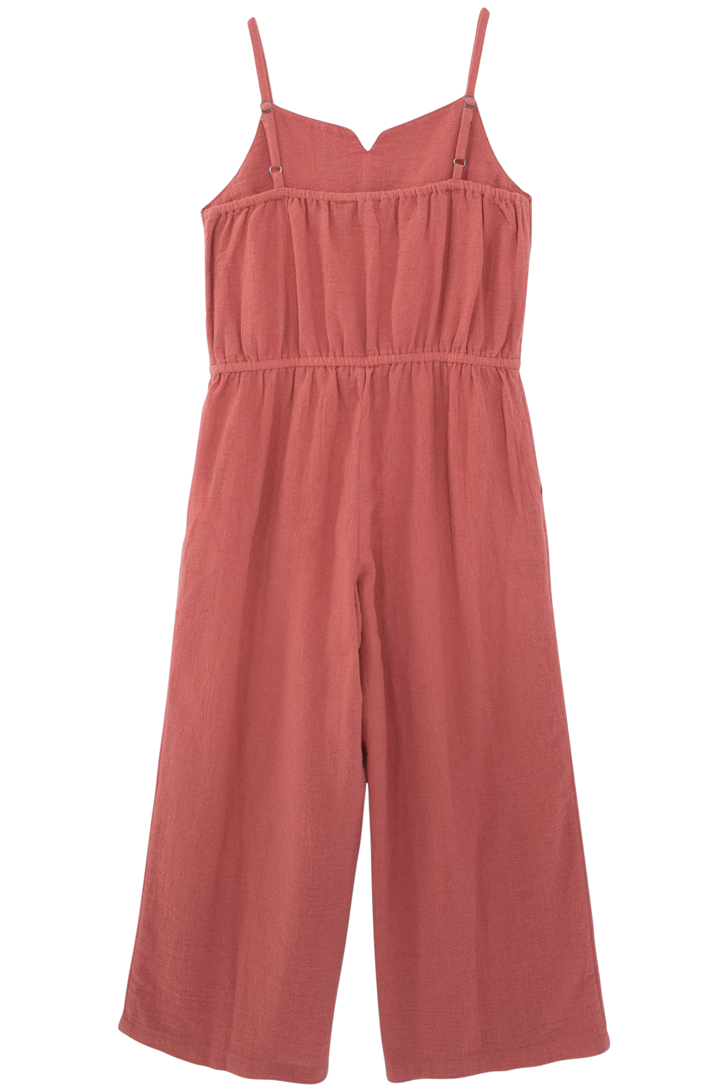 GIRLS’ TERRACOTTA EMBROIDERED JUMPSUIT 2