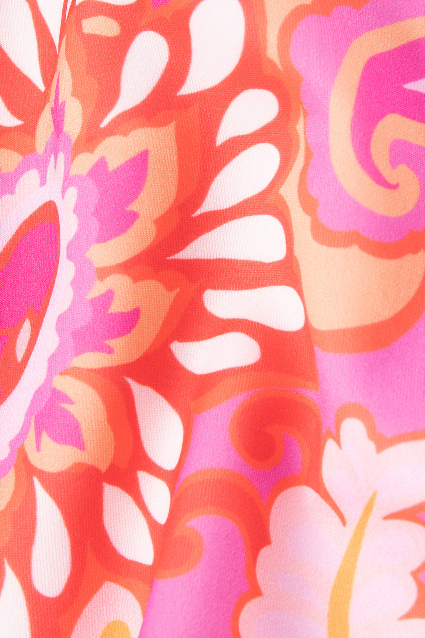 GIRLS’ PINK HIGH-WAIST SHORTS WITH PSYCHEDELIC PRINT 7