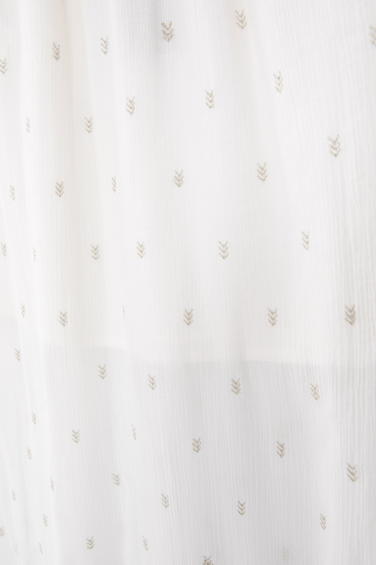 GIRLS’ OFF-WHITE LONG SKIRT WITH GOLD EMBROIDERY 6