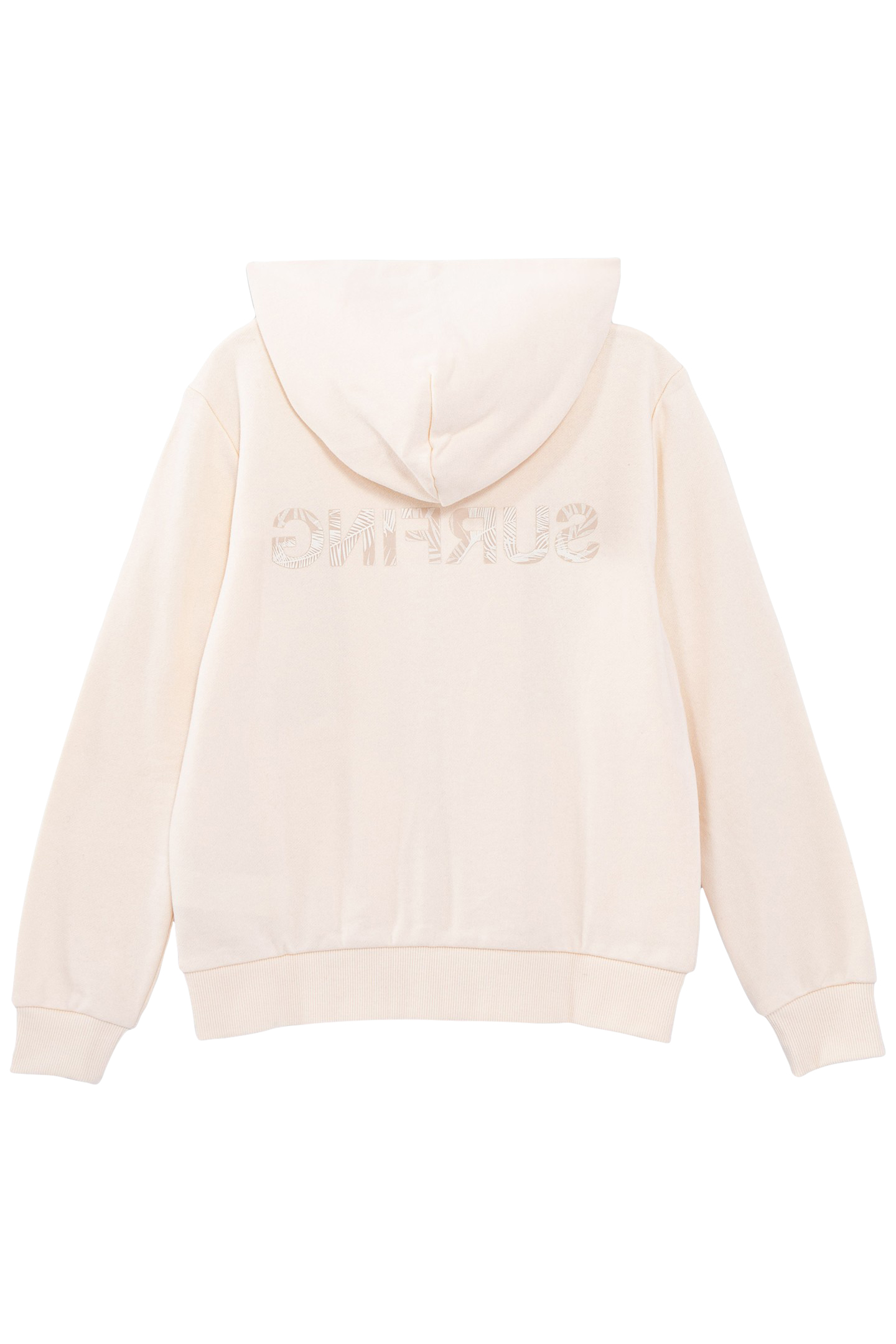 BOYS’ ECRU CARDIGAN WITH PRINT SLOGAN ON BACK 2