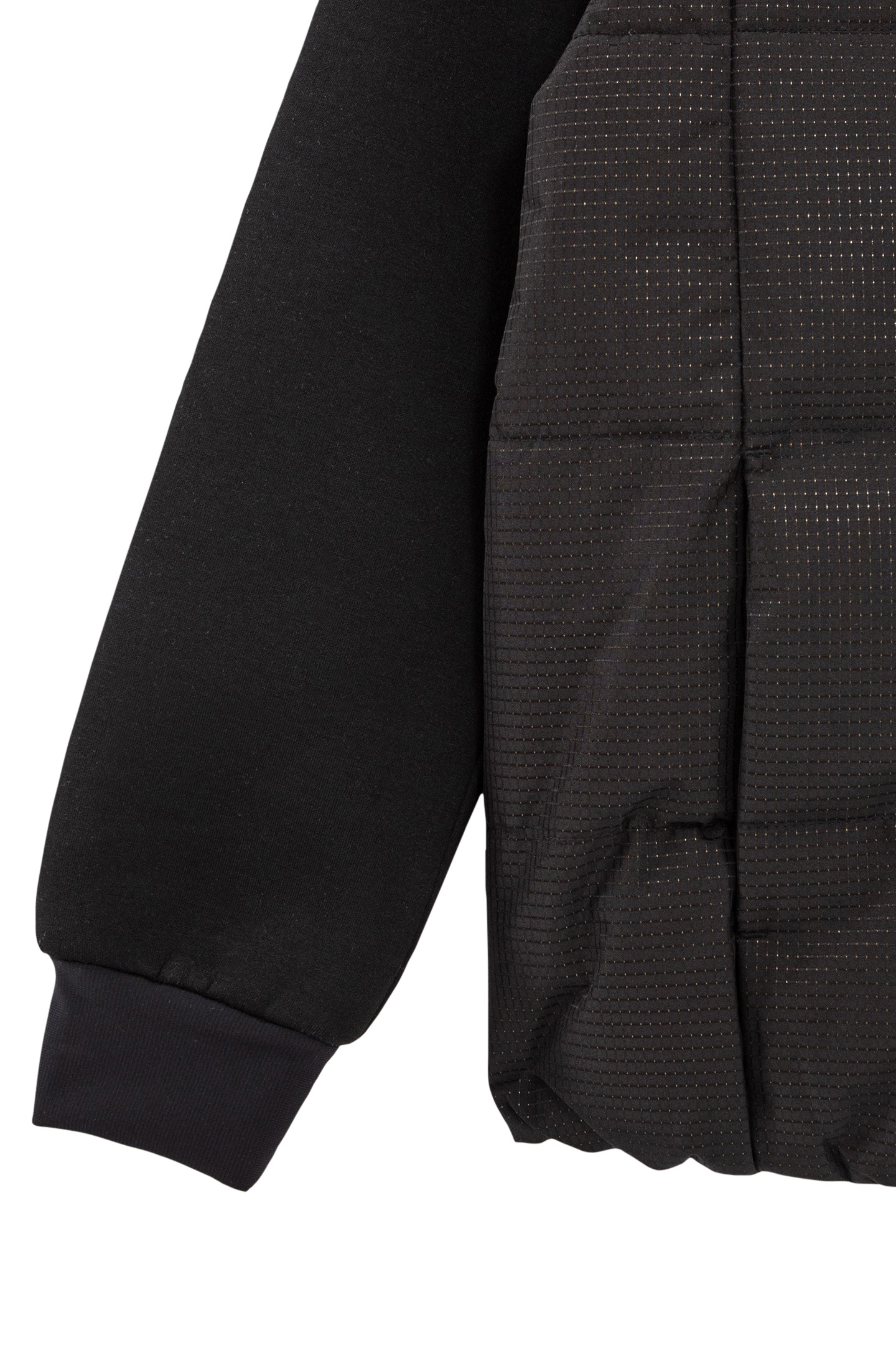 BOYS’ BLACK MIXED FABRIC PADDED JACKET 5
