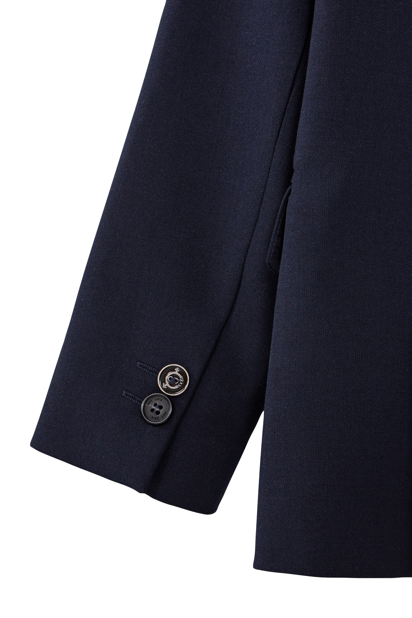 UNISEX NAVY DOUBLE-BREASTED GENDER FREE BLAZER 5