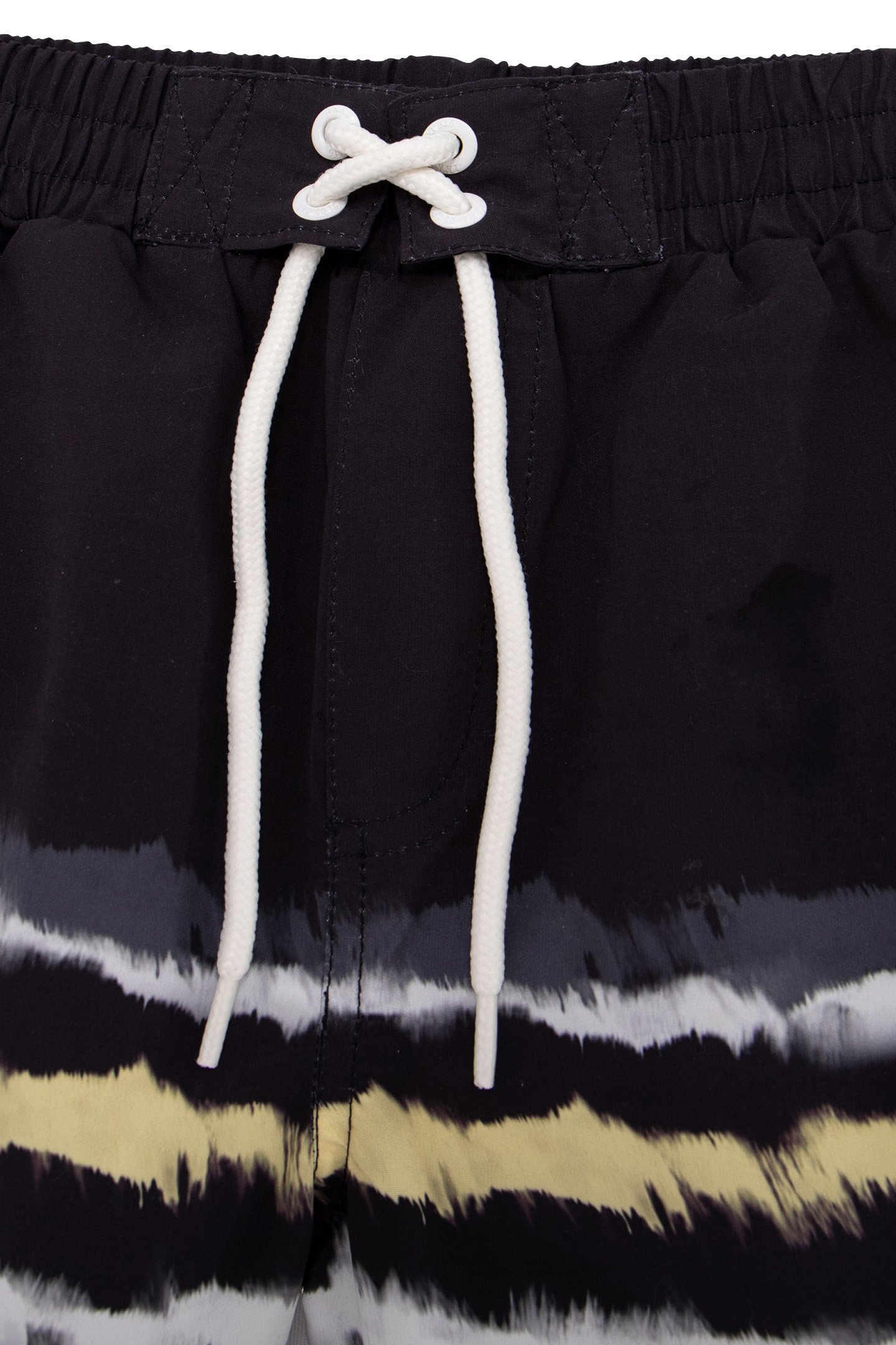 BOY'S BLACK PRINT SWIM SHORTS 3