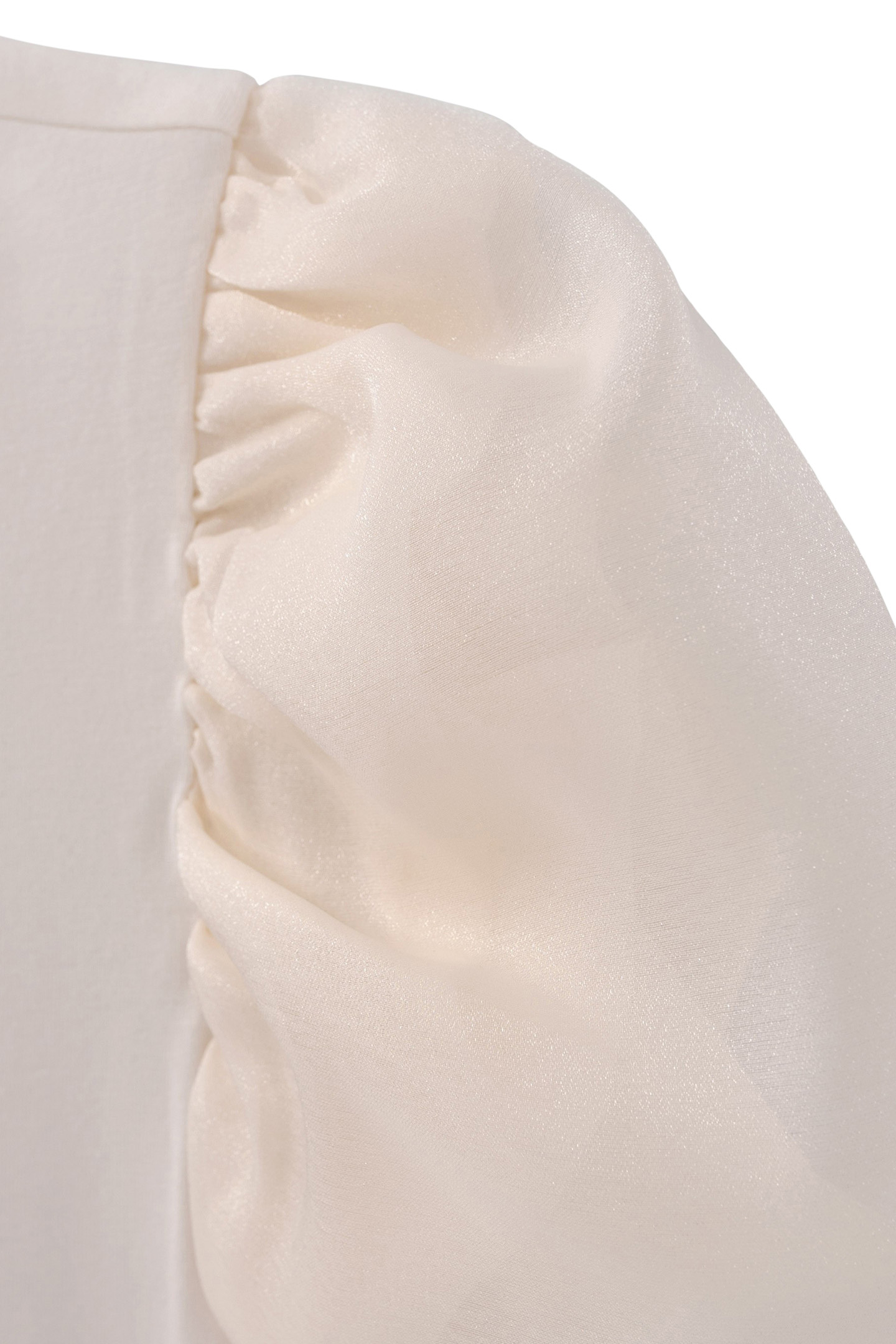 GIRLS’ WHITE T_SHIRT WITH PUFF SLEEVES 6