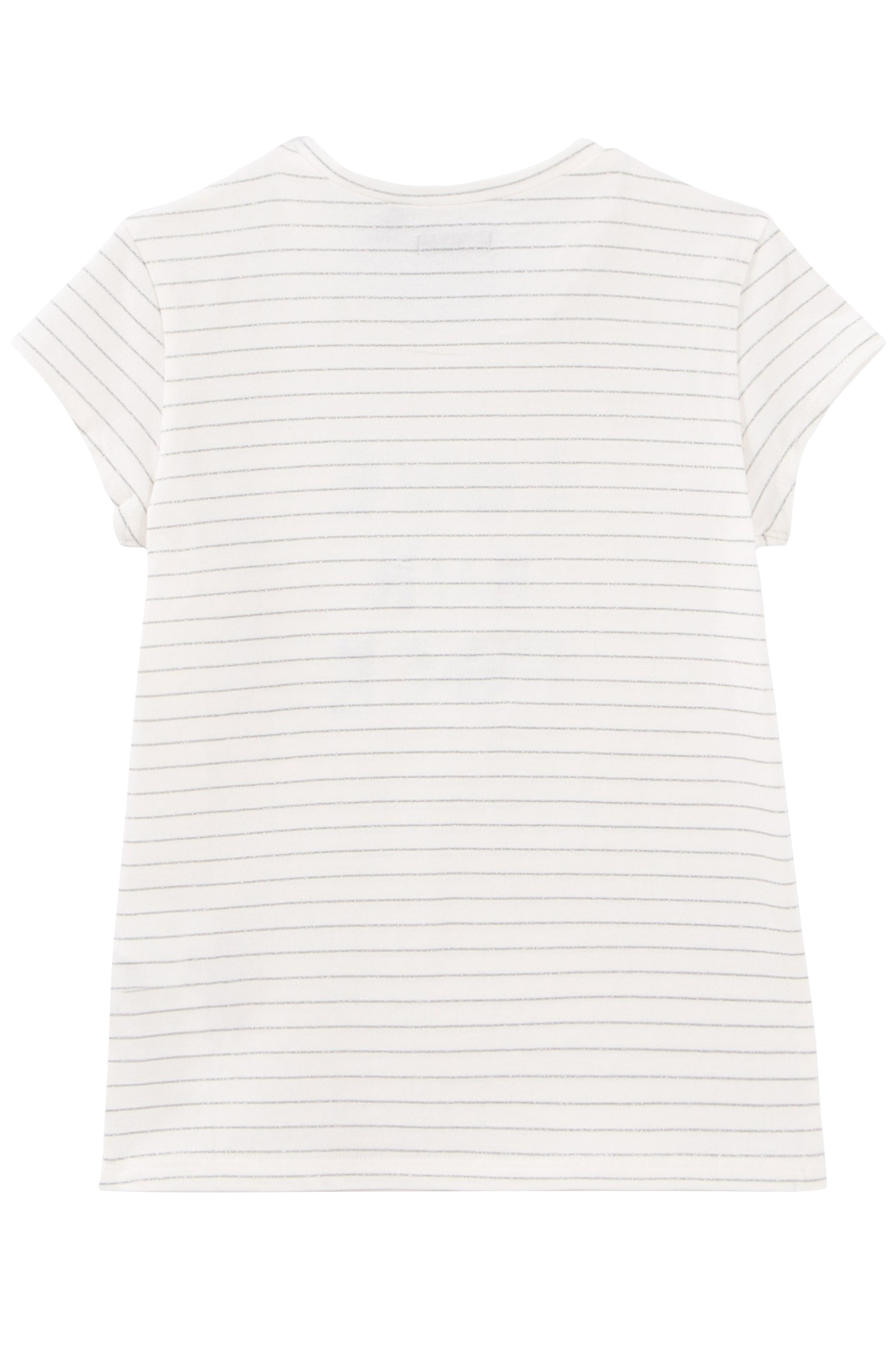 GIRLS’ ECRU STRIPED T_SHIRT 2