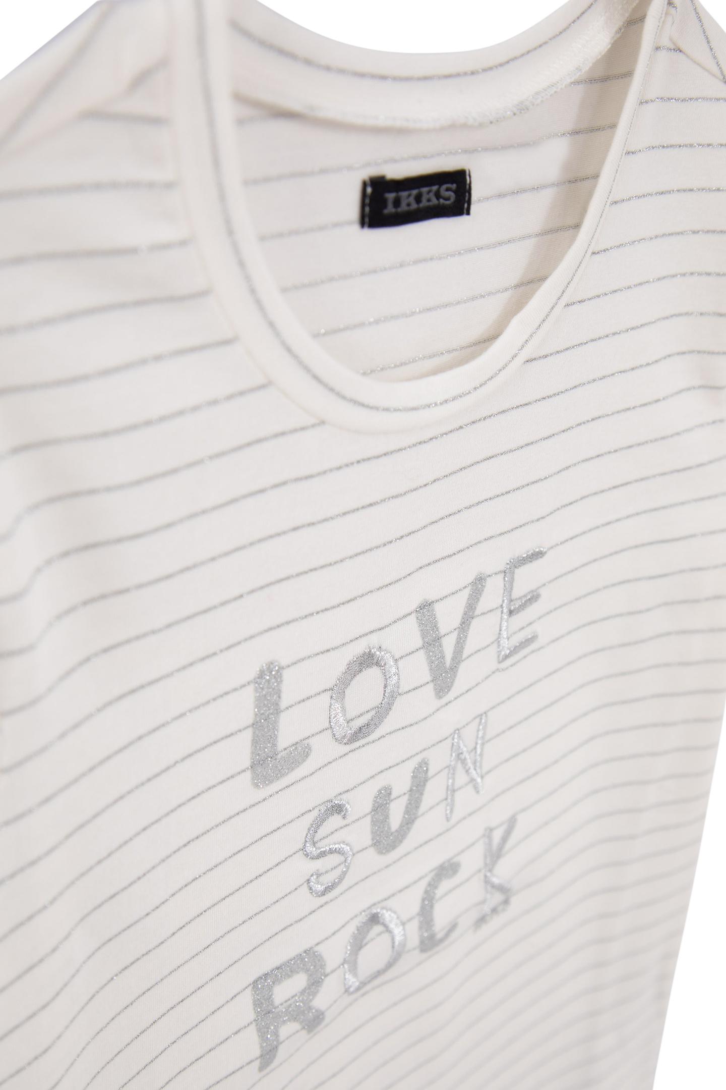 GIRLS’ ECRU STRIPED T_SHIRT 4