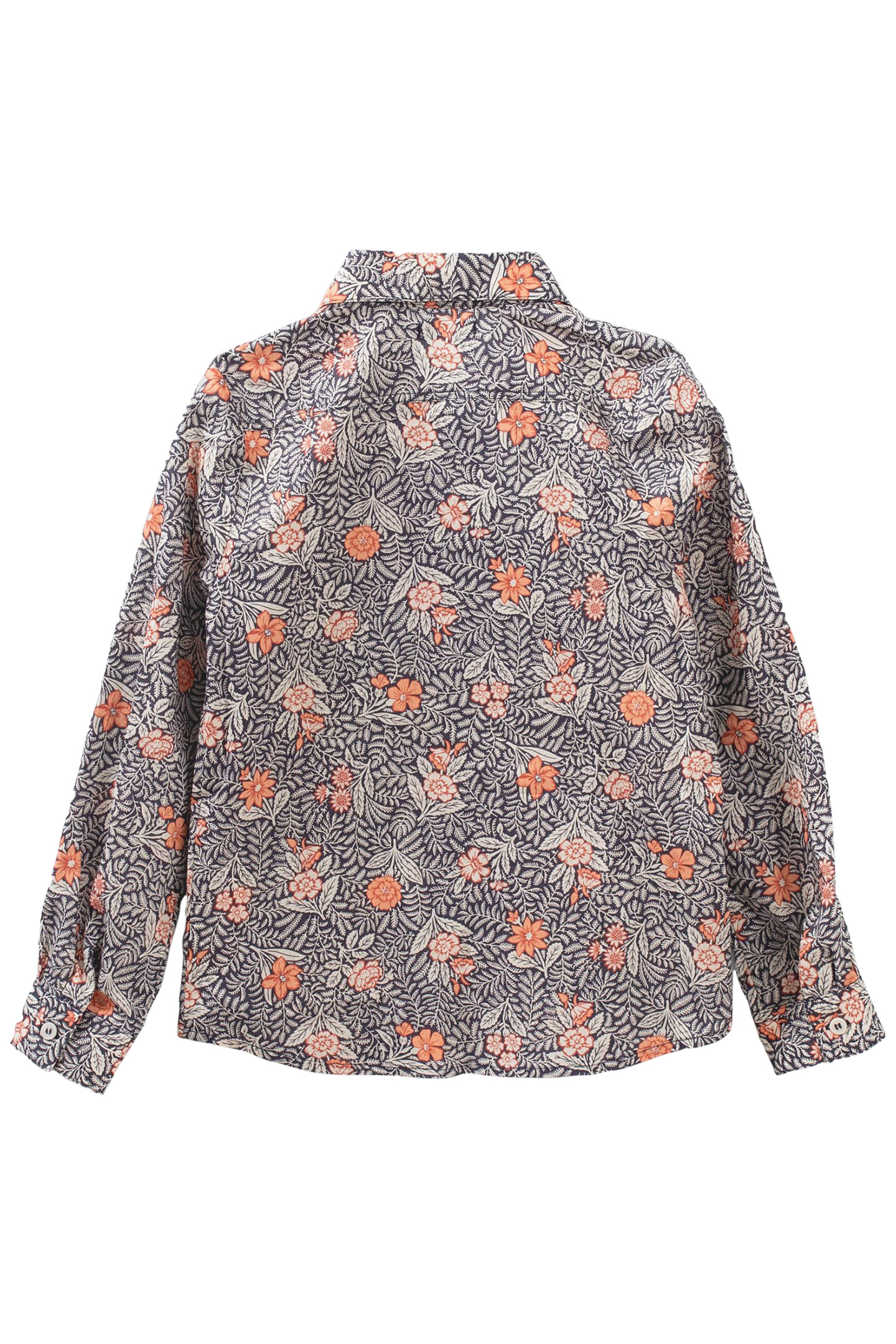 BOYS’ GREY AND ORANGE SHIRT WITH MOTIFS 2