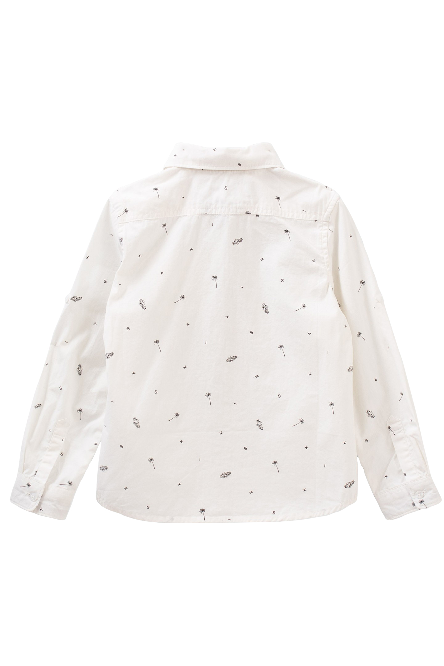 BOYS’ WHITE SHIRT WITH MOTIFS 2