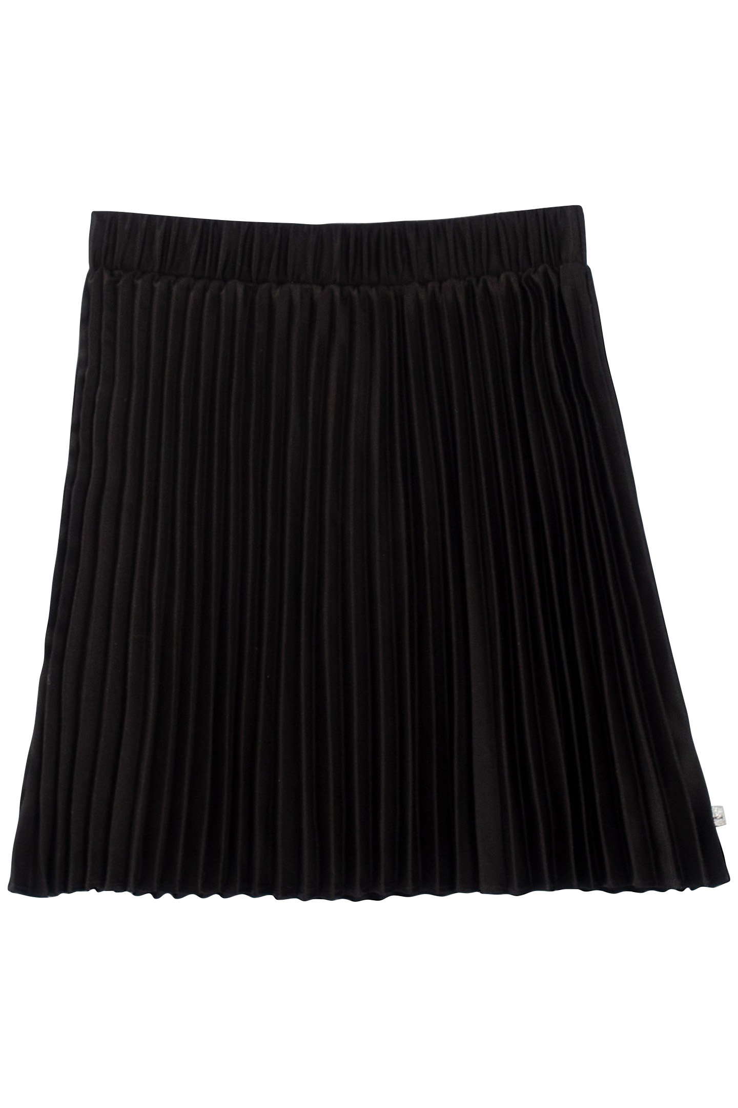 GIRLS’ BLACK PLEATED SHORT SKIRT 2