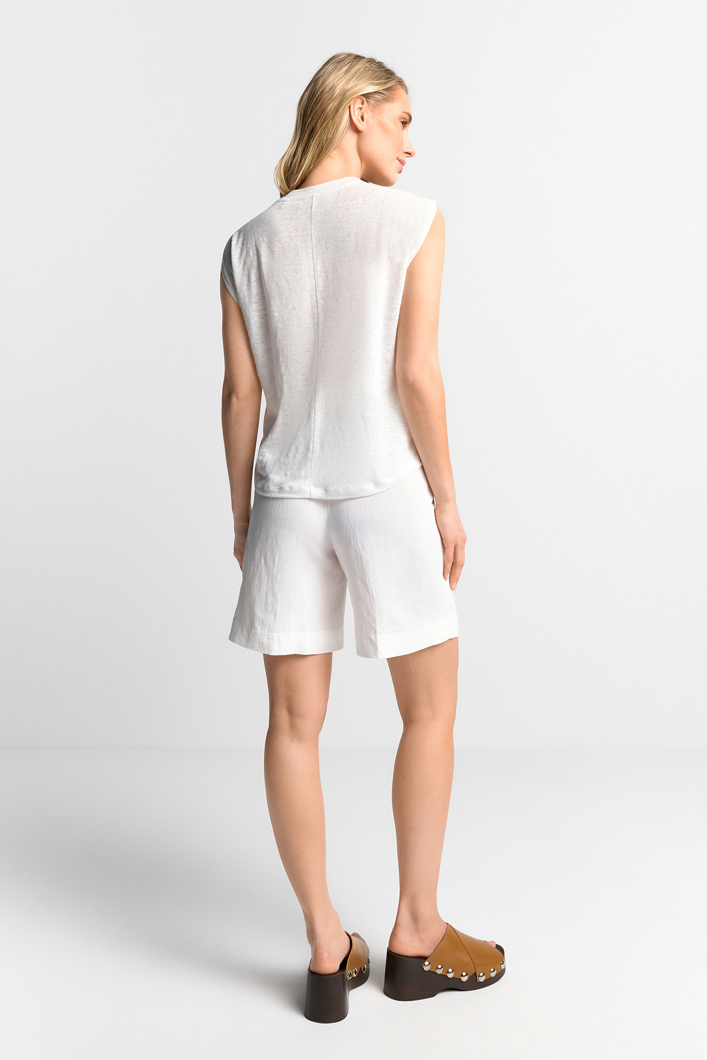 UNI LINEN TOP WHISPER WHITE 3