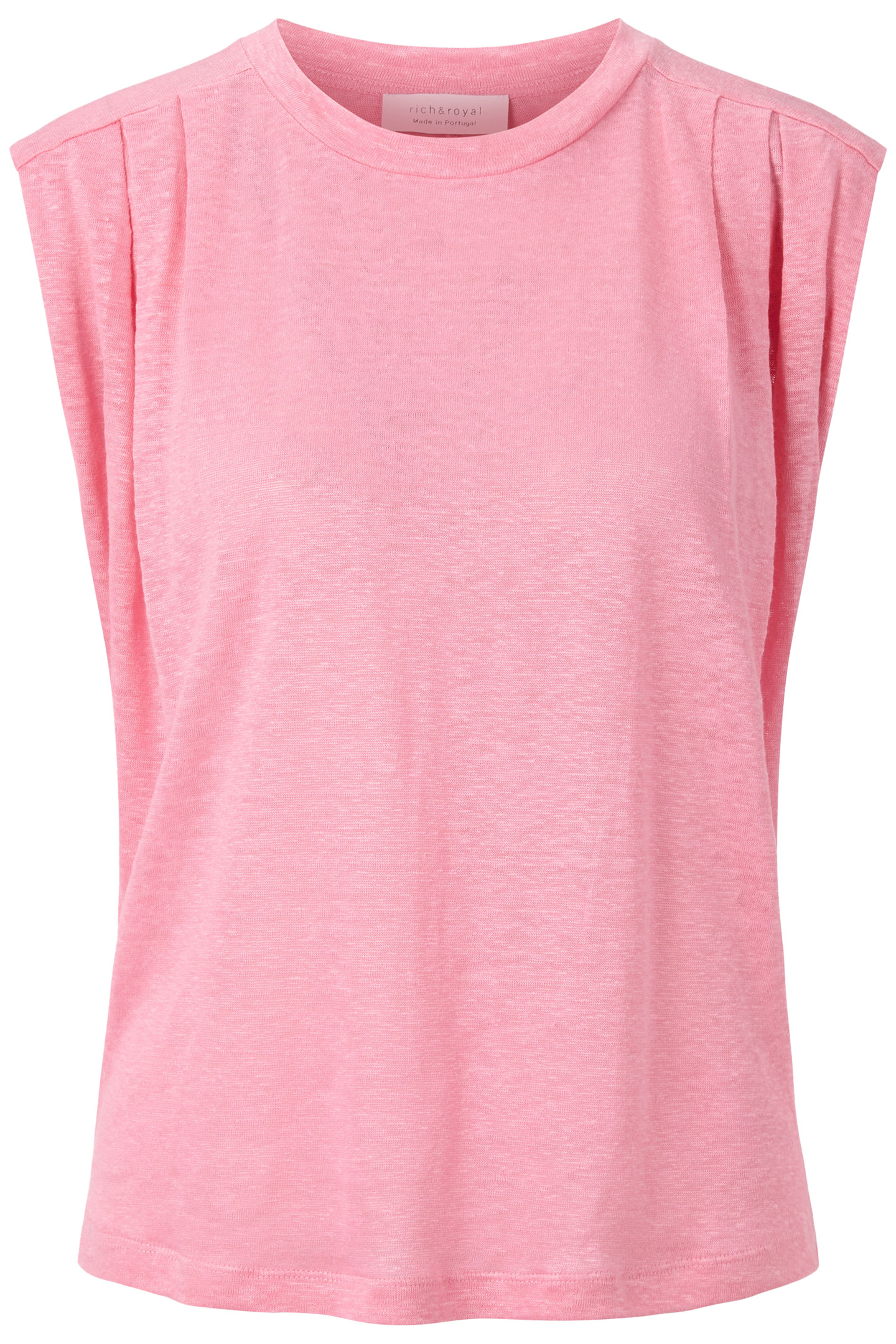 UNI LINEN TOP SORBET PINK 4