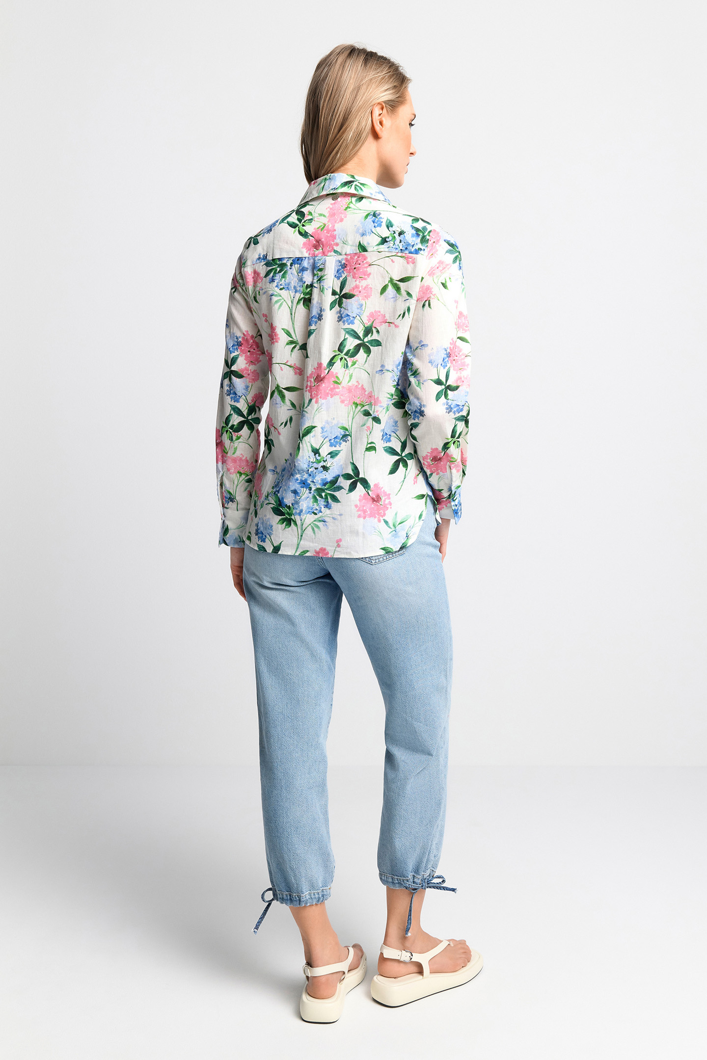 PRINTED BLOUSE SUSTAINABLE WHISPER WHITE 3