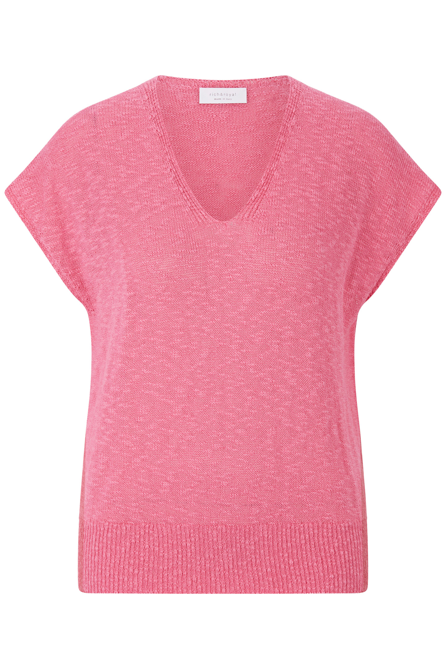 V-NECK SLEEVELESS SORBET PINK 4