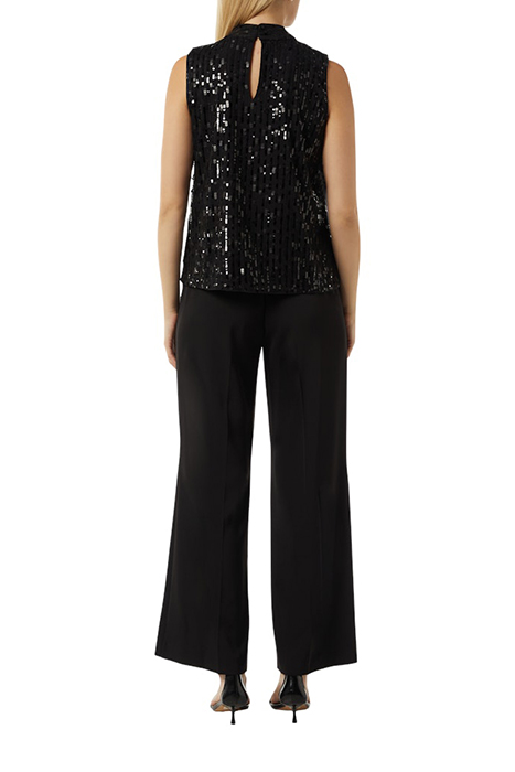 COMMA BLOUSES GREY/BLACK 2