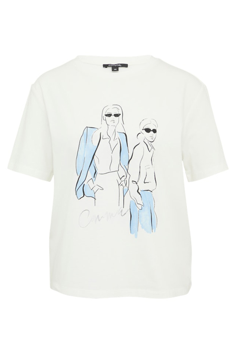 COMMA T-SHIRTS WHITE 4