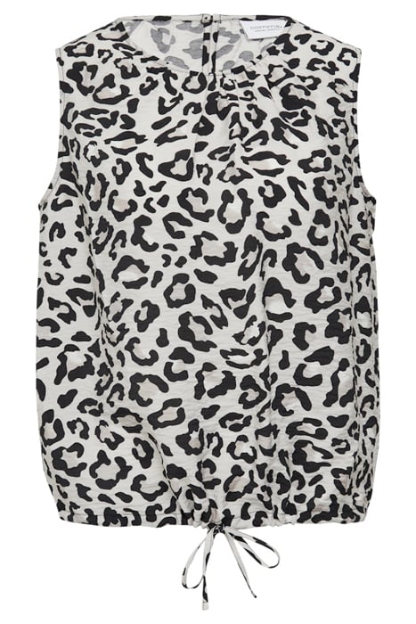 COMMA BLOUSES GREY/BLACK 3