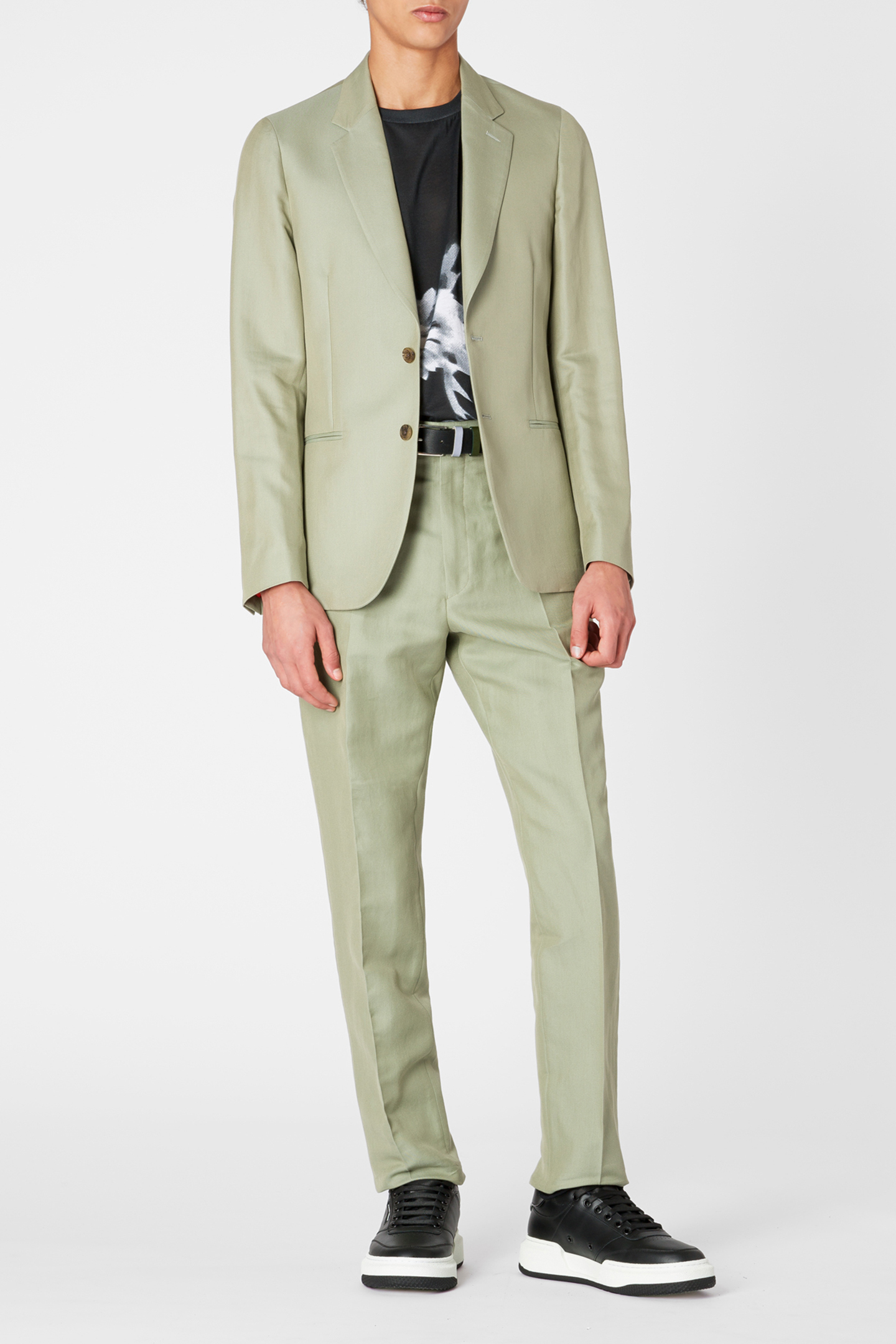 GENTS TROUSER LT GREYISH GREEN 3