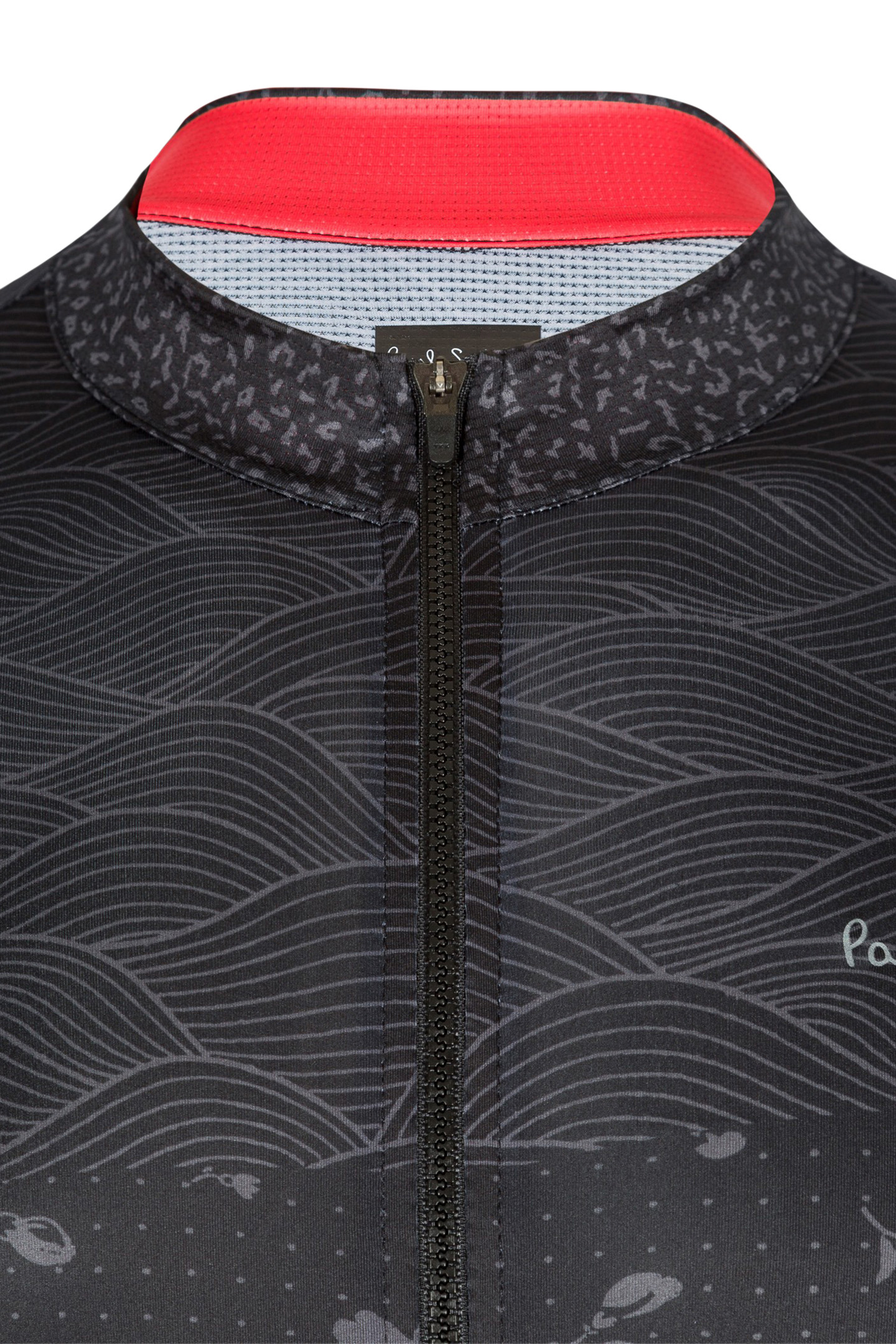 MENS CYCLE JERSEY SEASONAL PRINT BLACK 3