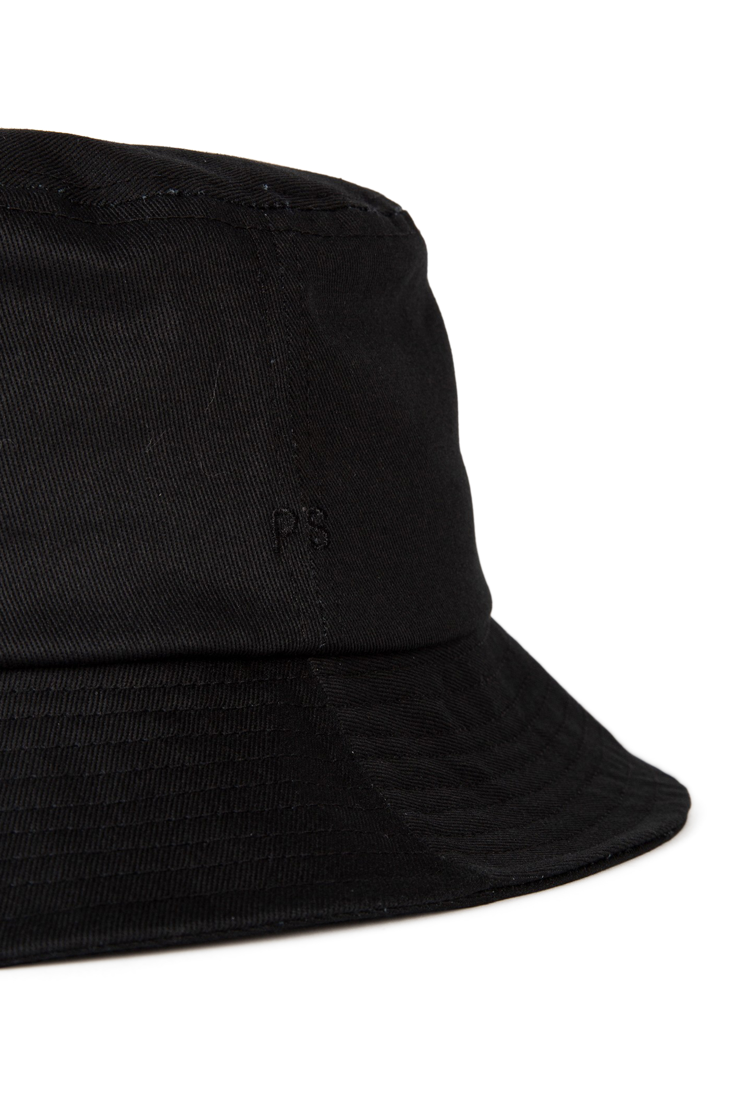 MEN HAT PS EMB BUCKET BLACK 3