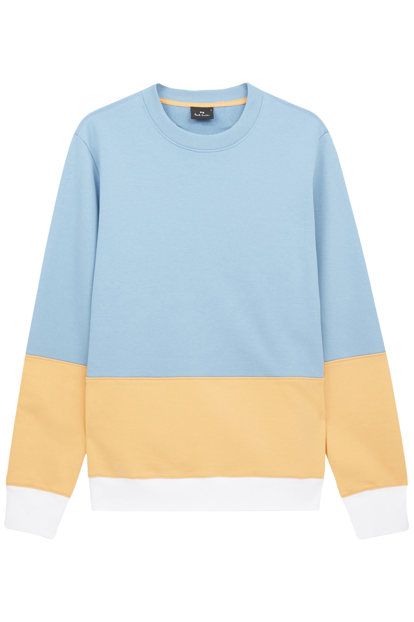 MENS REG FIT SWEATSHIRT ZEBRA LIGHT BLUE 1