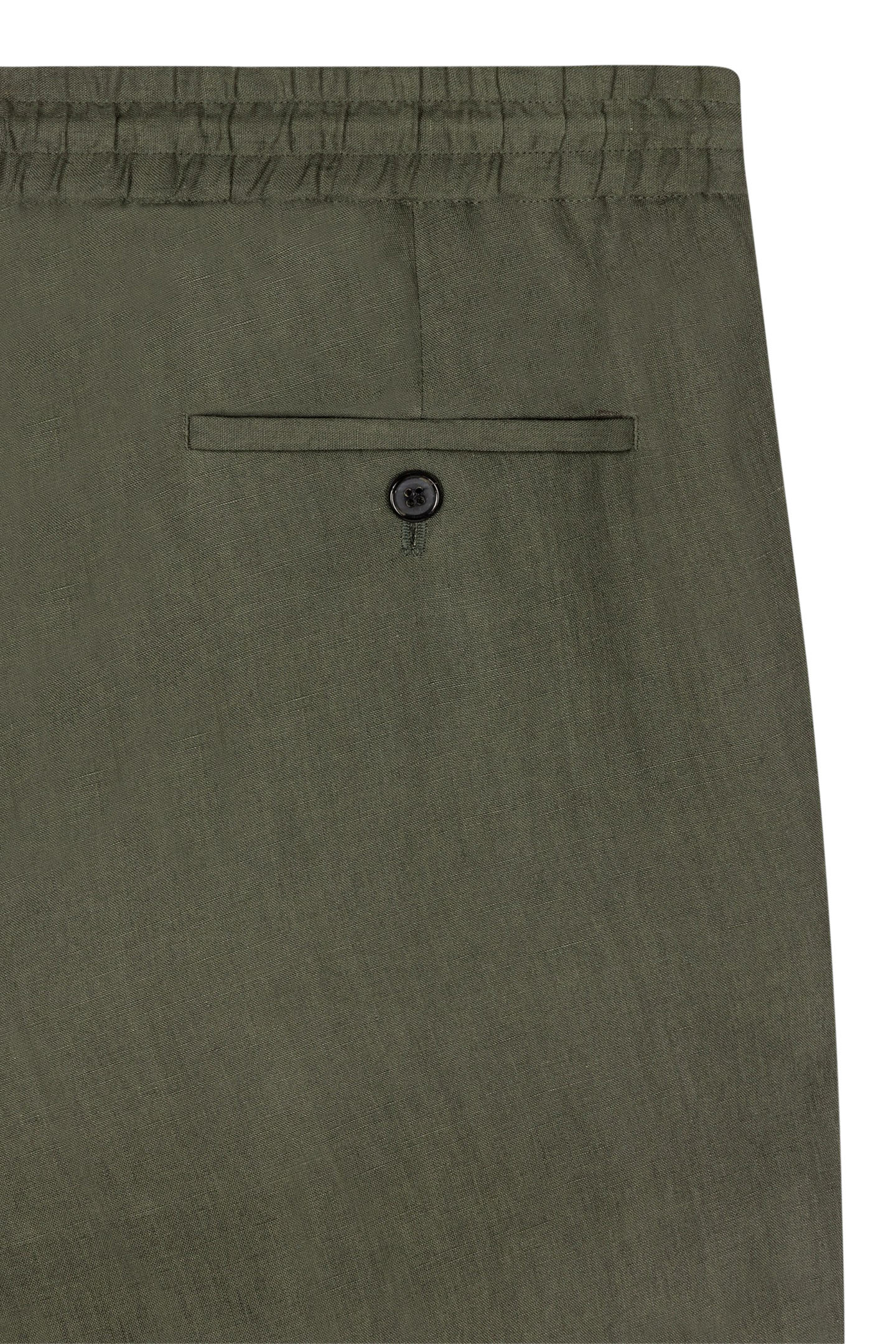 MENS DRAWCORD TROUSER VERY DARK GREEN 5
