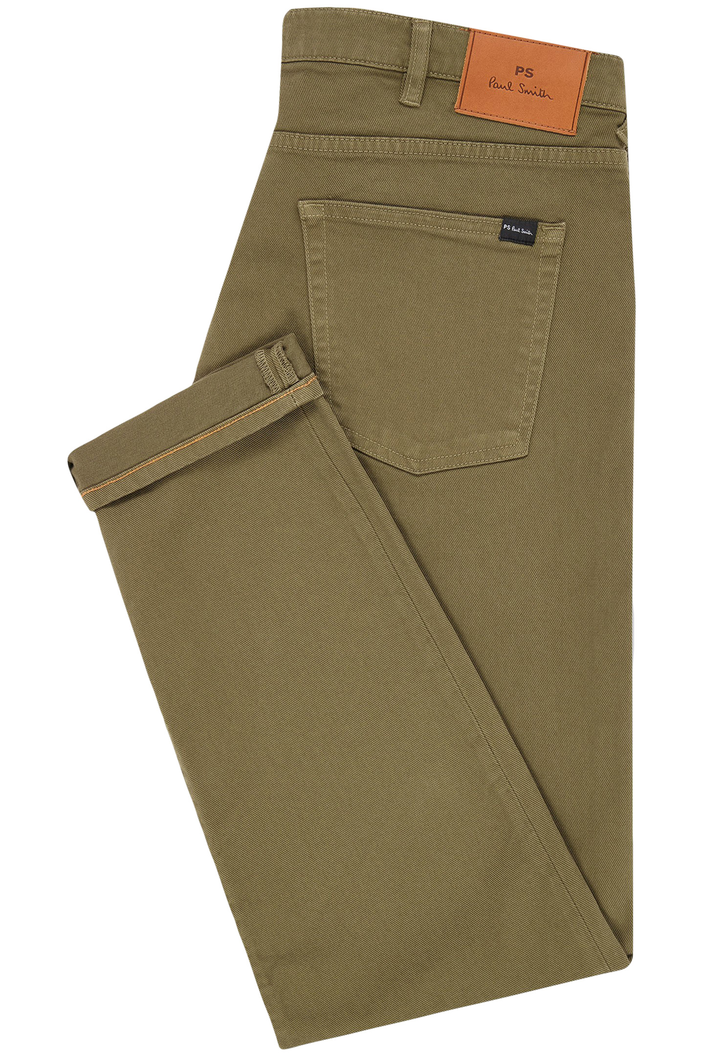 MENS TAPERED FIT JEAN MILITARY GREEN 2