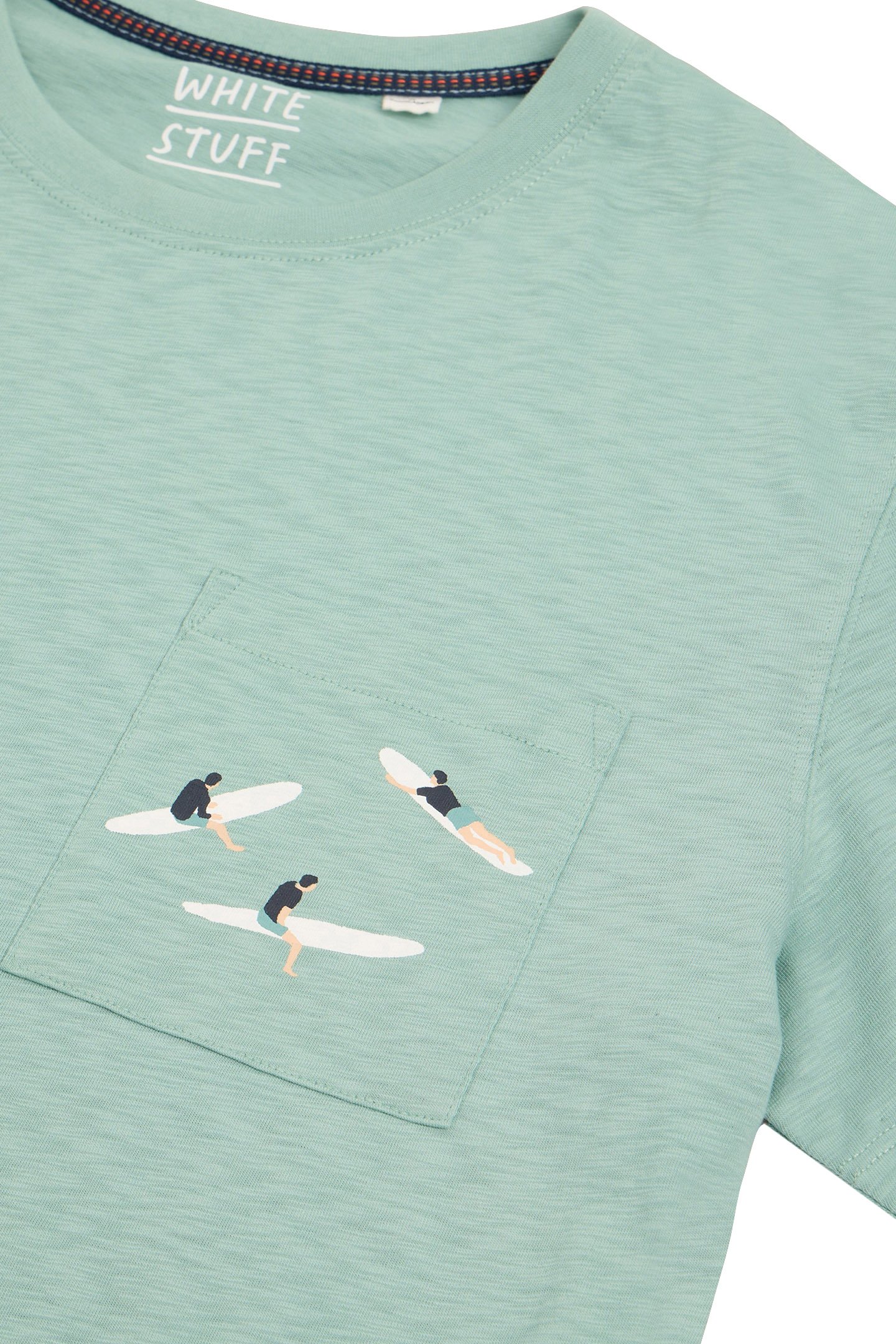 SHARK POCKET GRAPHIC TEE MINT GREEN 7