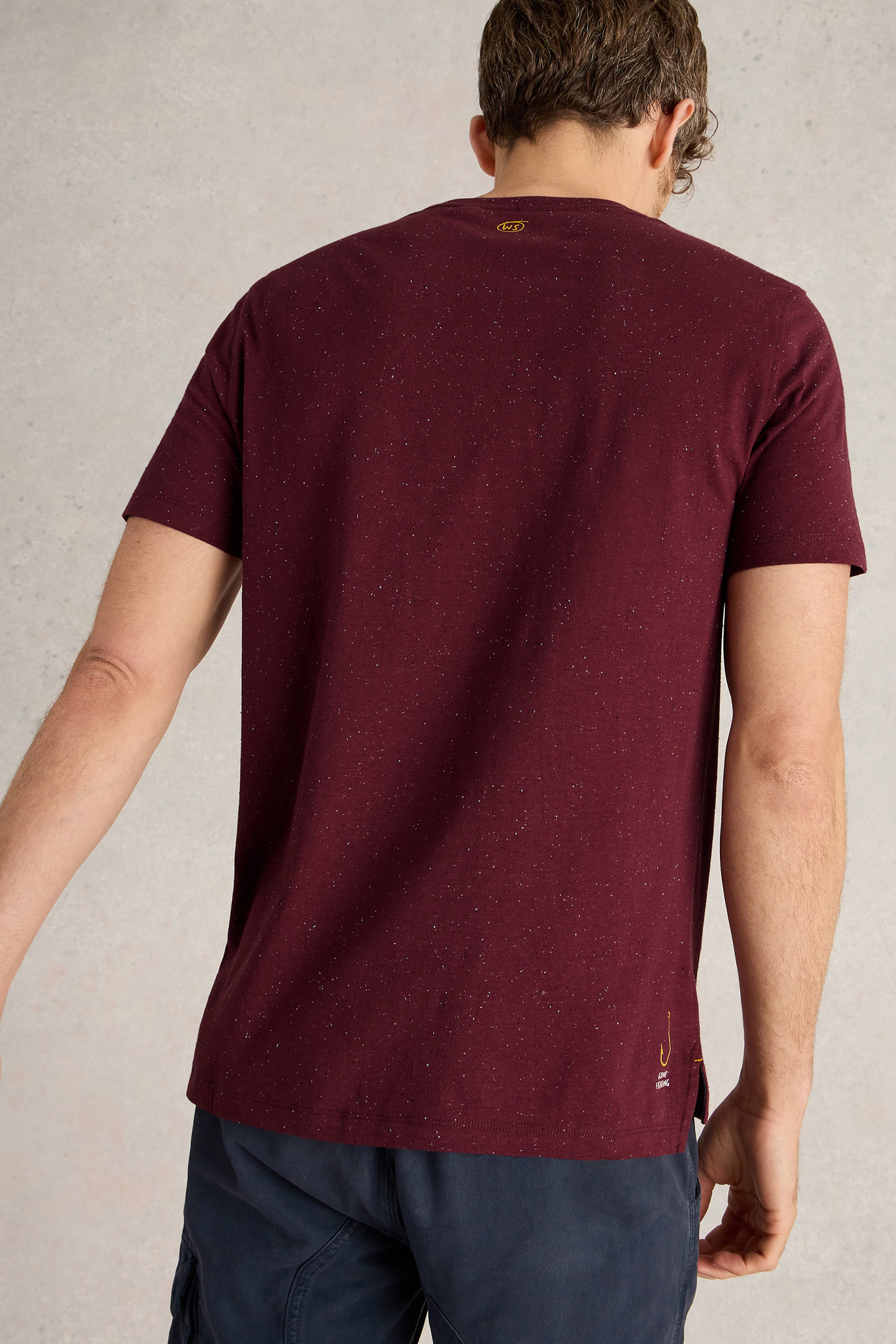 GONE FISHING GRAPHIC TEE PLUM PRINT 2