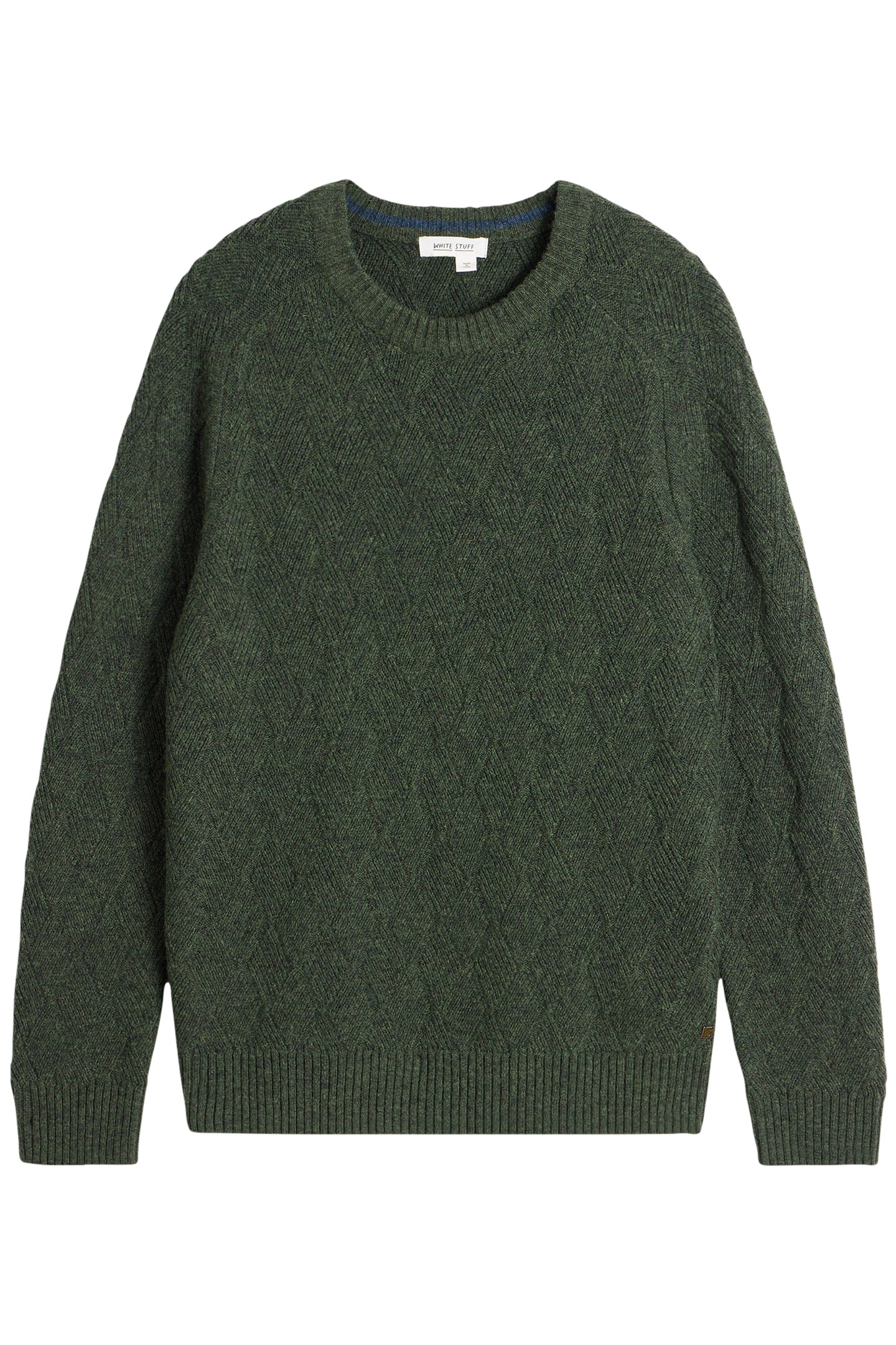 DIAMOND CREW NECK DARK GREEN 3