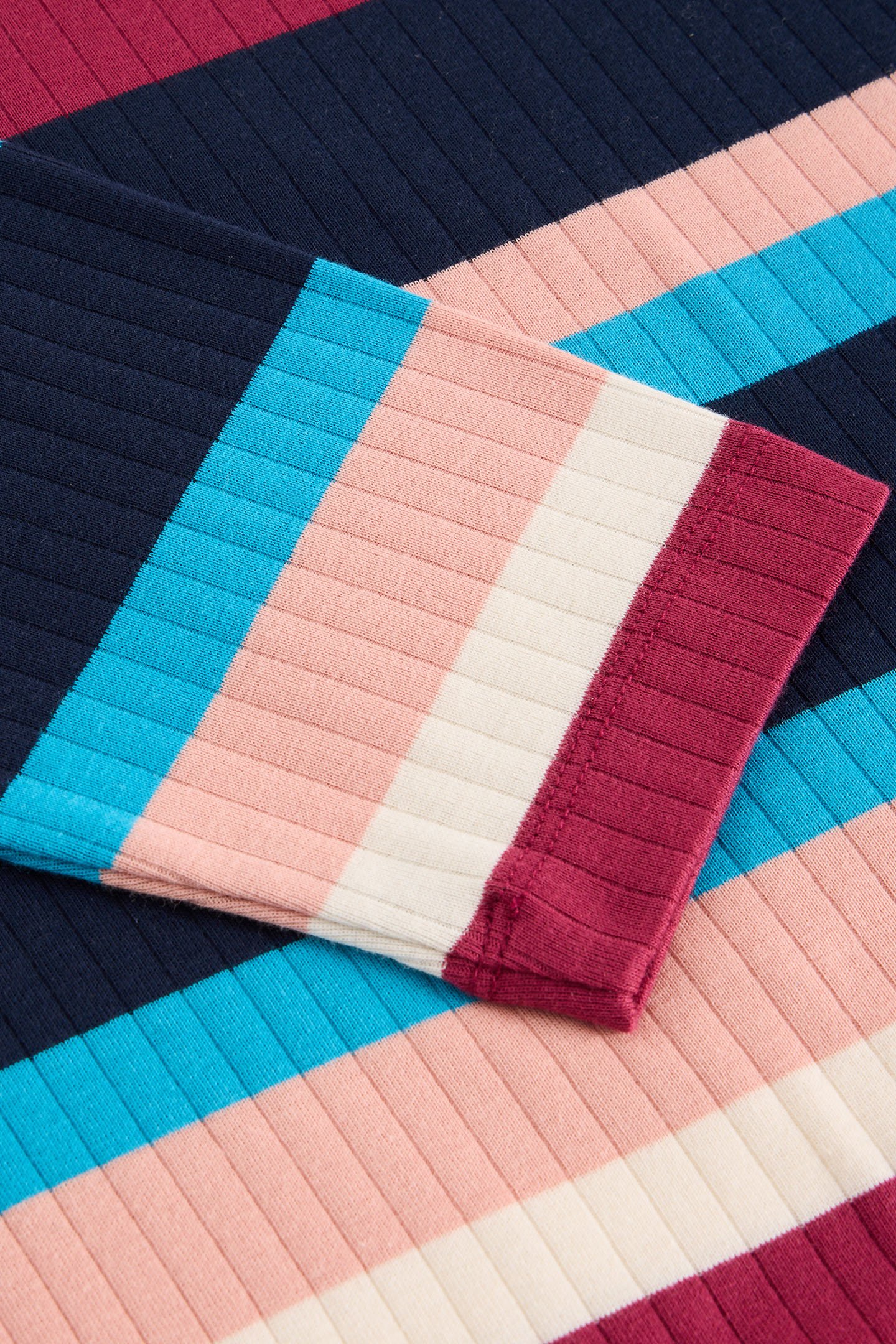 PUFF SLEEVE TEE BLUE MULTI 6